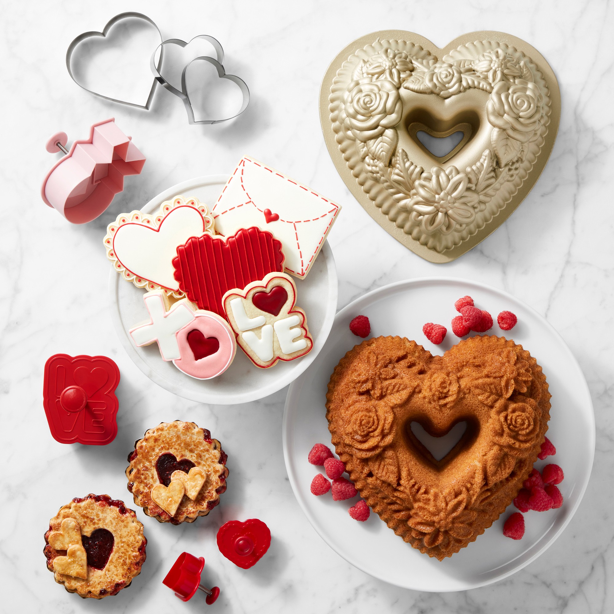 Williams Sonoma Sweet Stainless-Steel Cookie Cutters, Set of 6