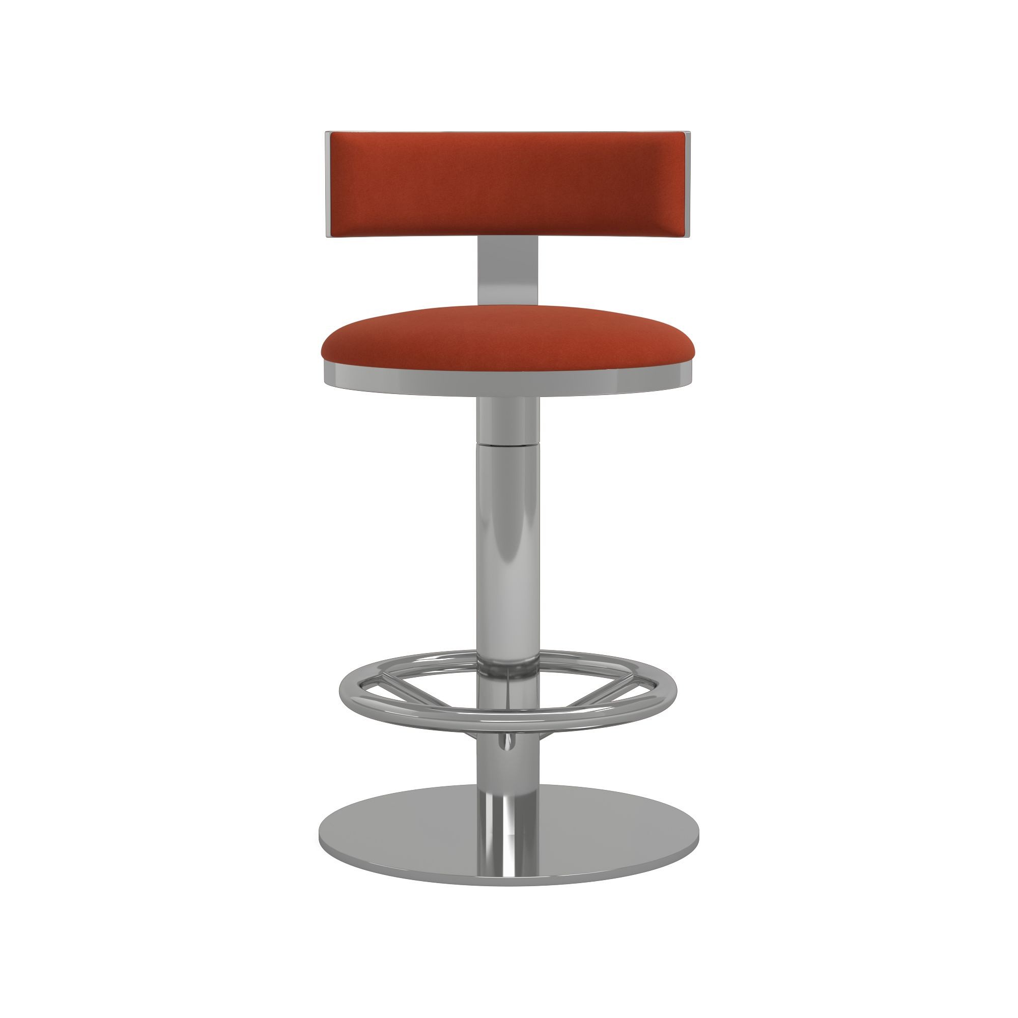 Larkin Upholstered Pedestal Counter & Bar Stool