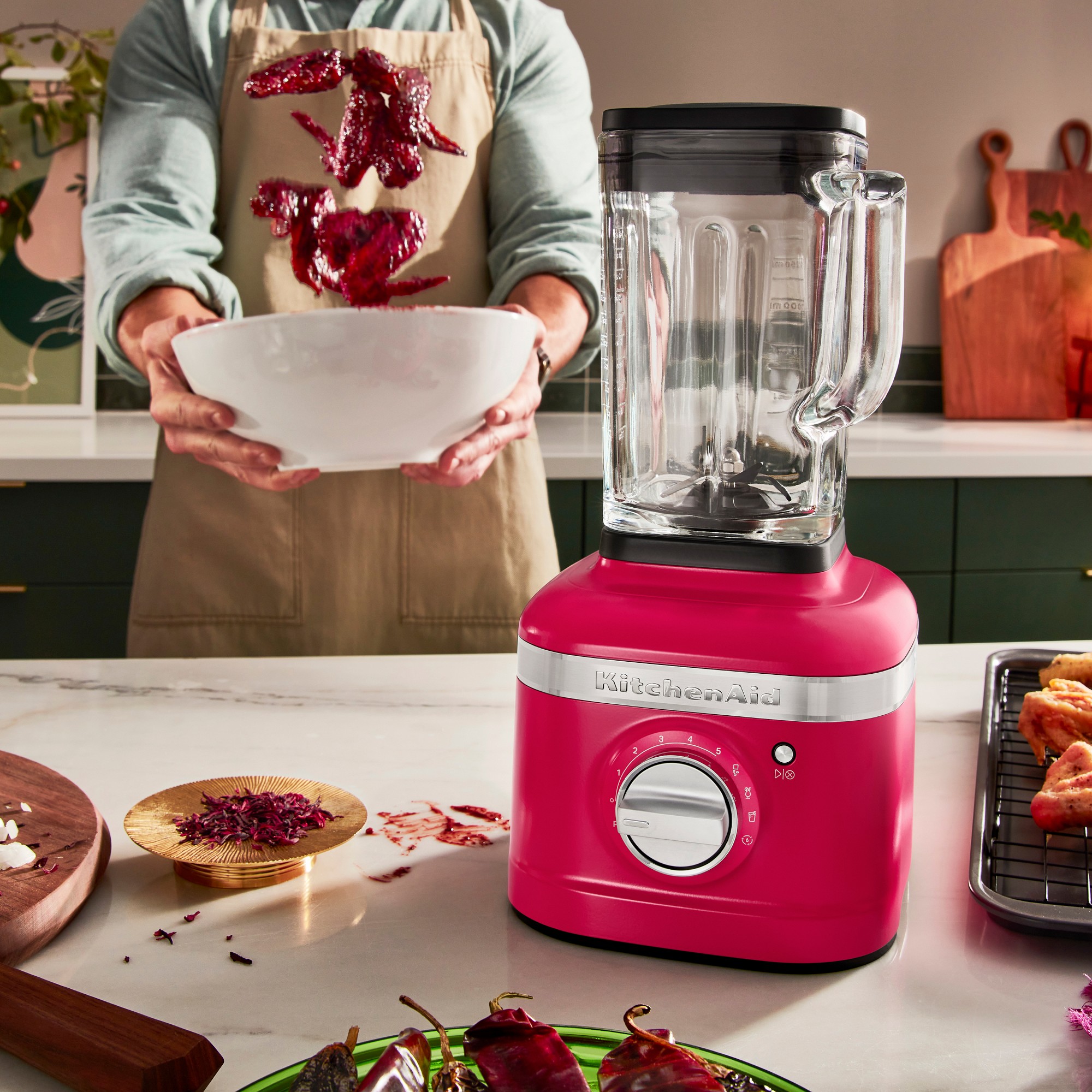KitchenAid® 2023 Color of the Year K400 Blender, Hibiscus