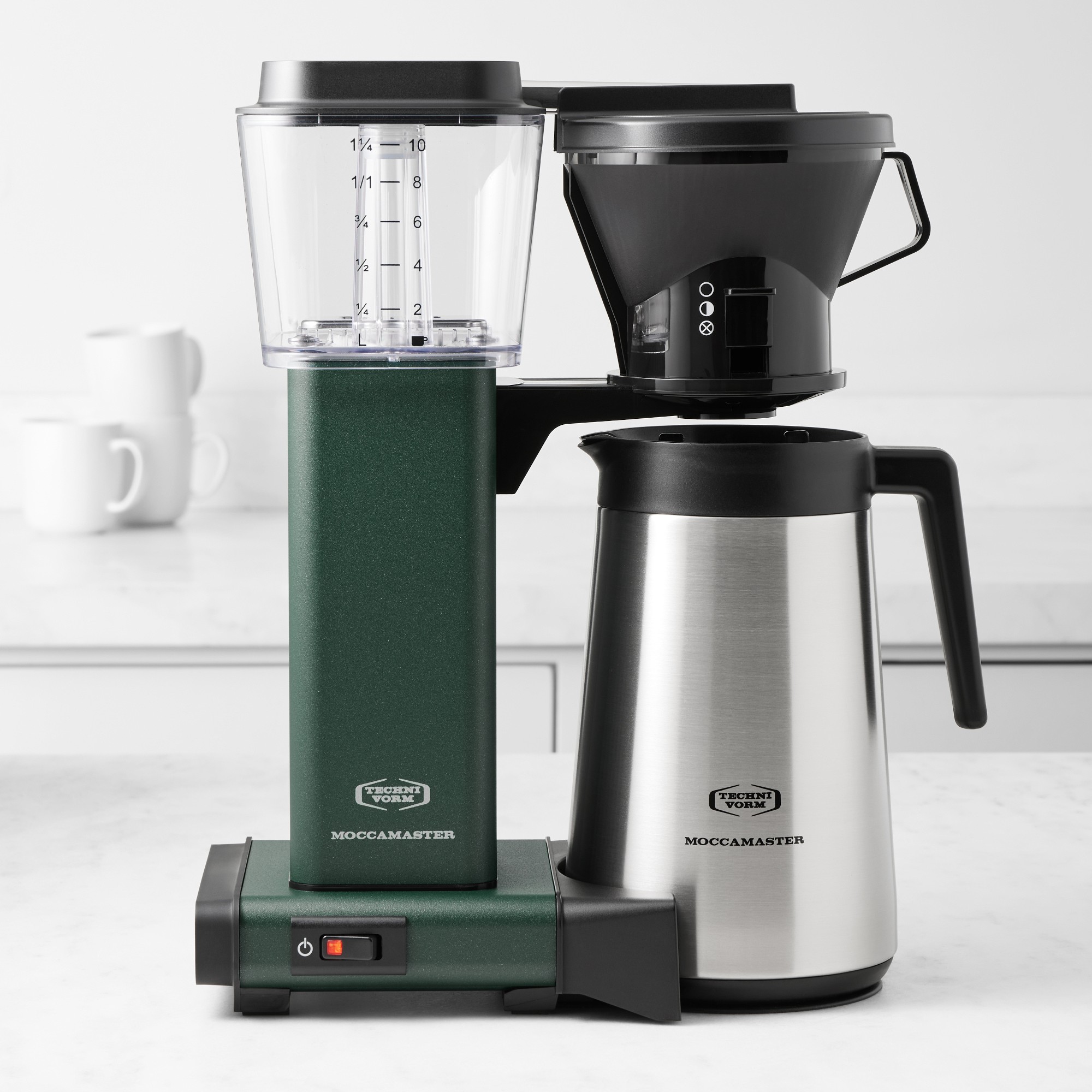 Moccamaster by Technivorm KBT Manual Drip Stop Coffee Maker with Thermal Carafe