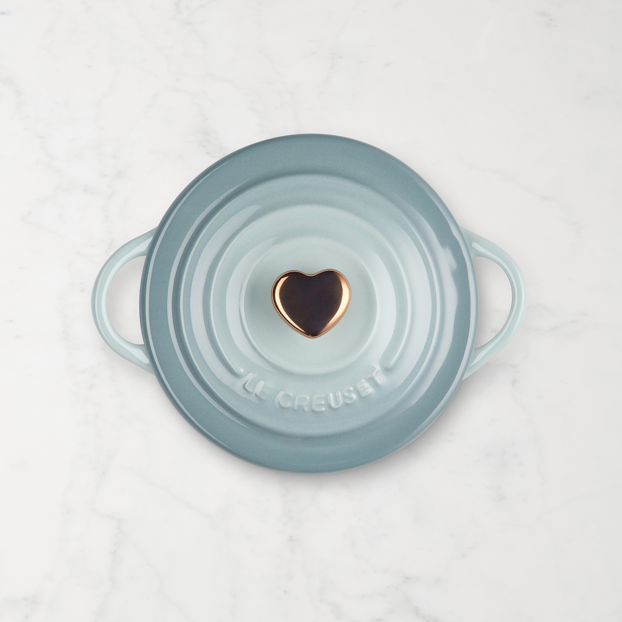 Le Creuset Mini Cocotte with Heart Knob, 8-Oz.