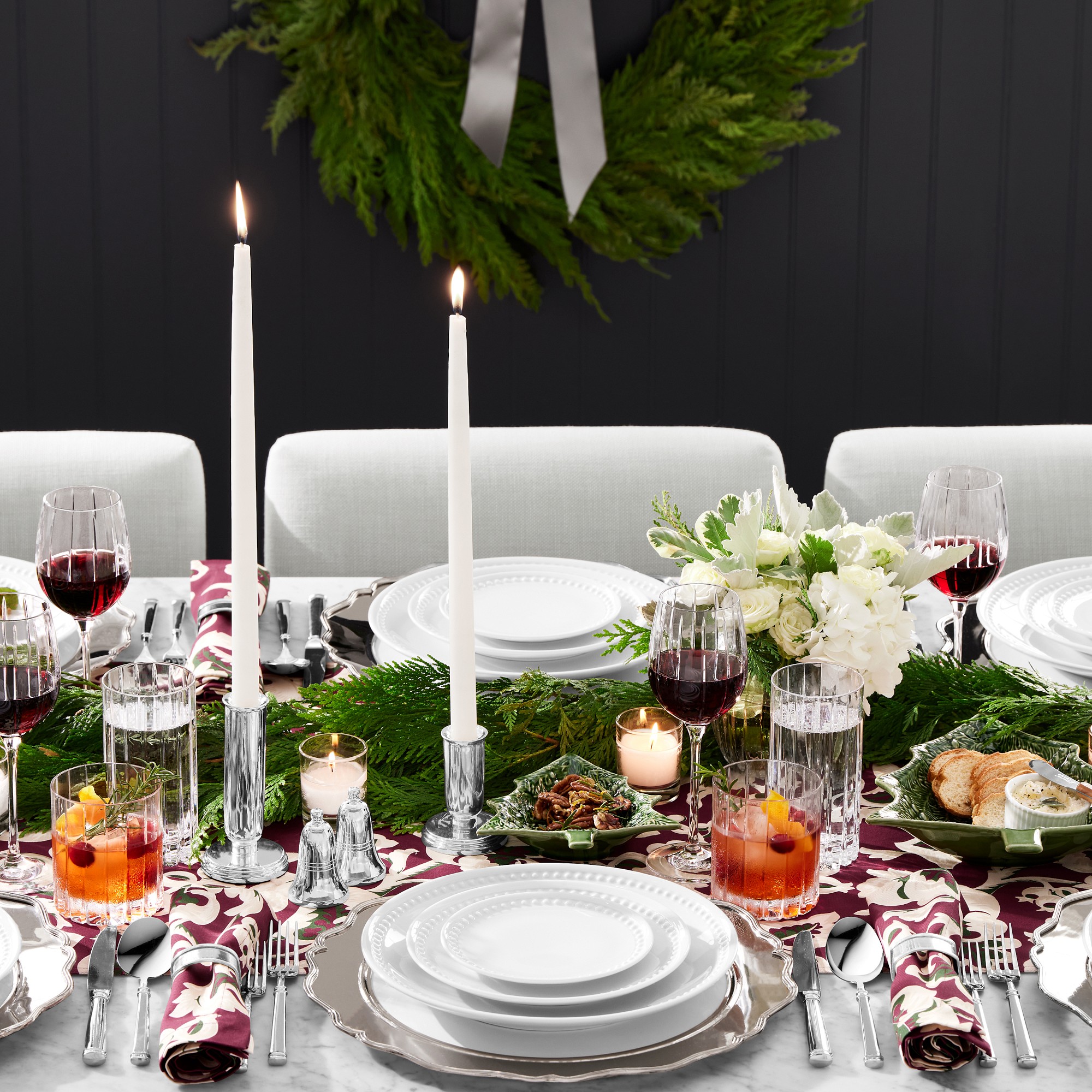 Pillivuyt Beaded Coupe Bread & Butter Plates, Set of 4