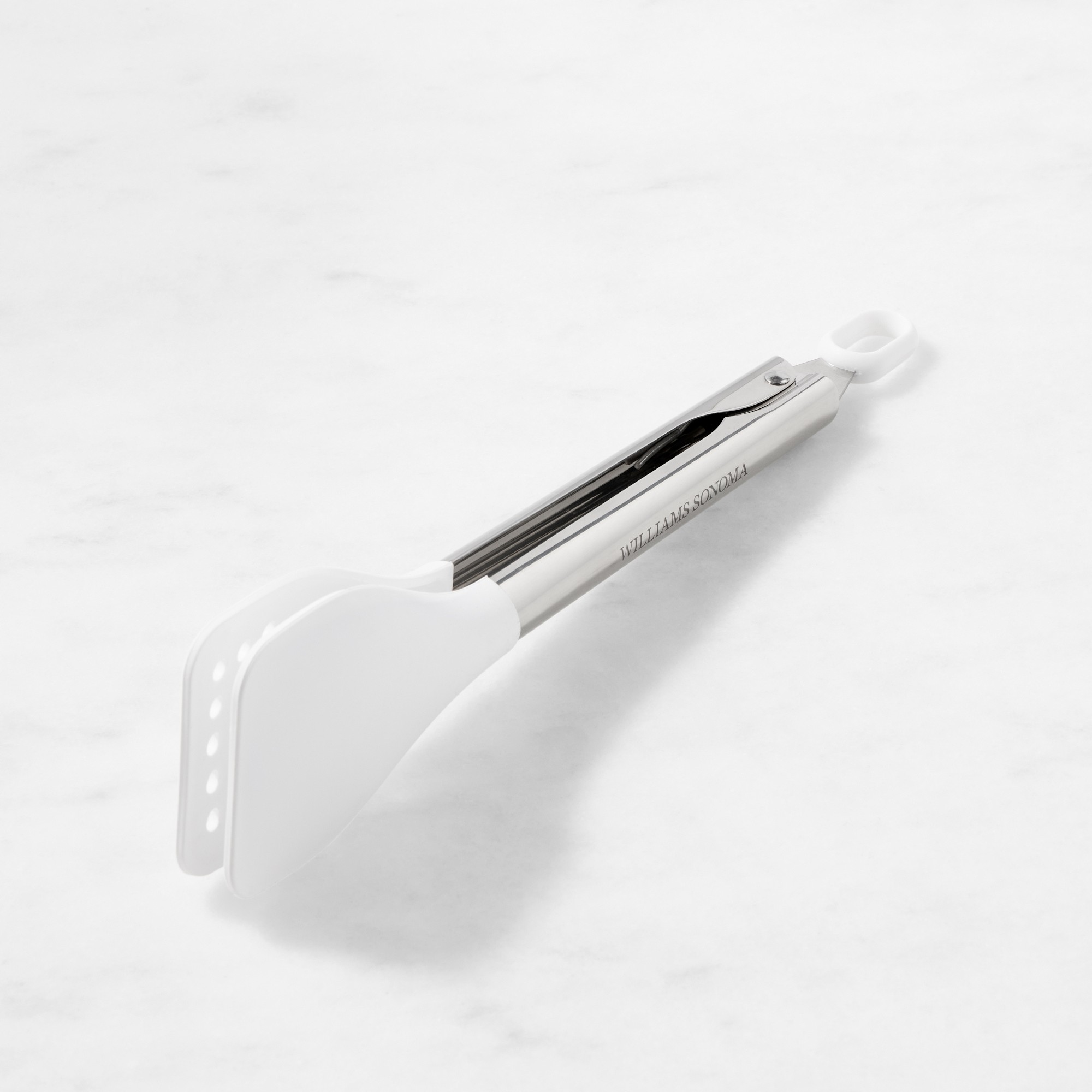 Williams Sonoma Stainless-Steel Silicone Wide Tongs