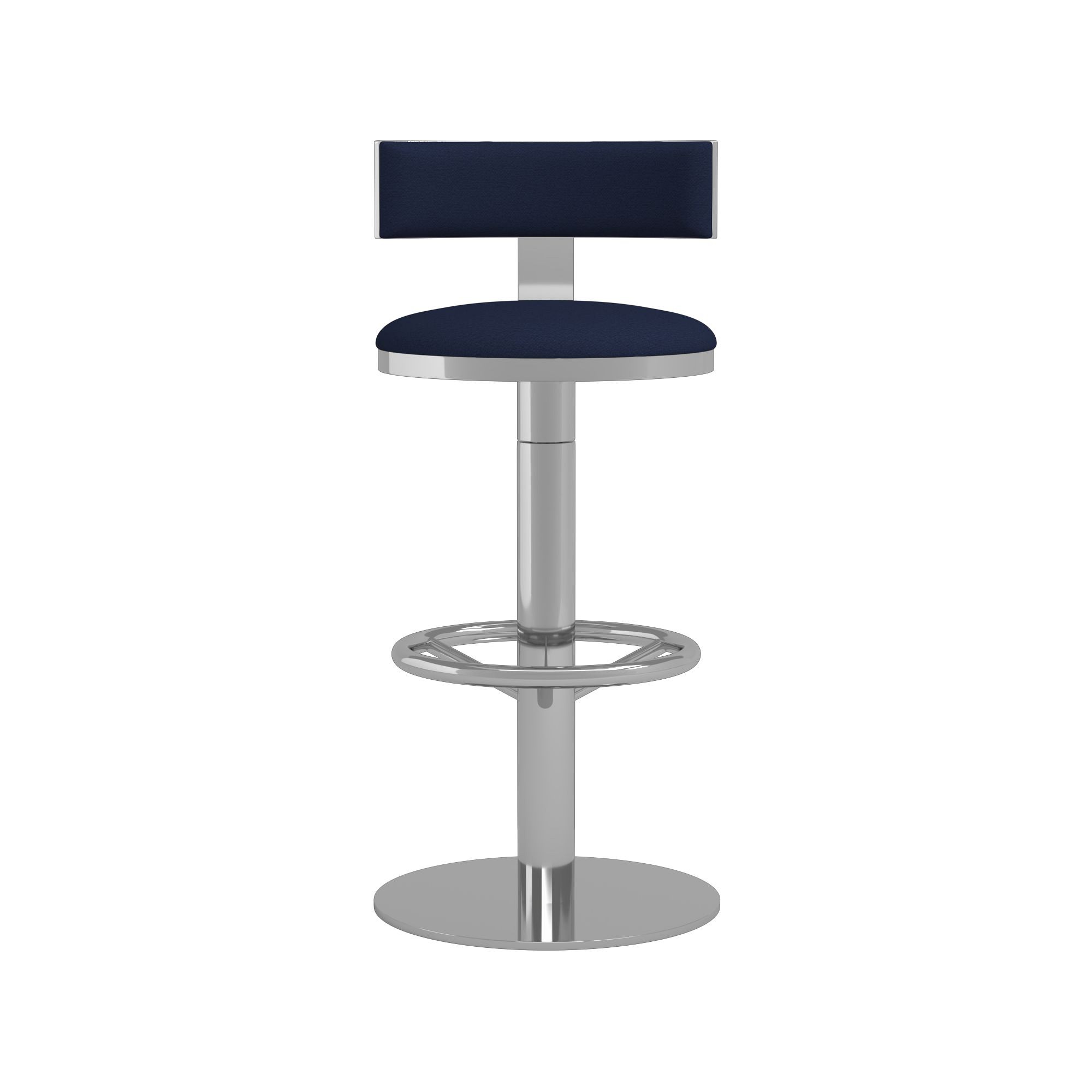 Larkin Upholstered Pedestal Counter & Bar Stool