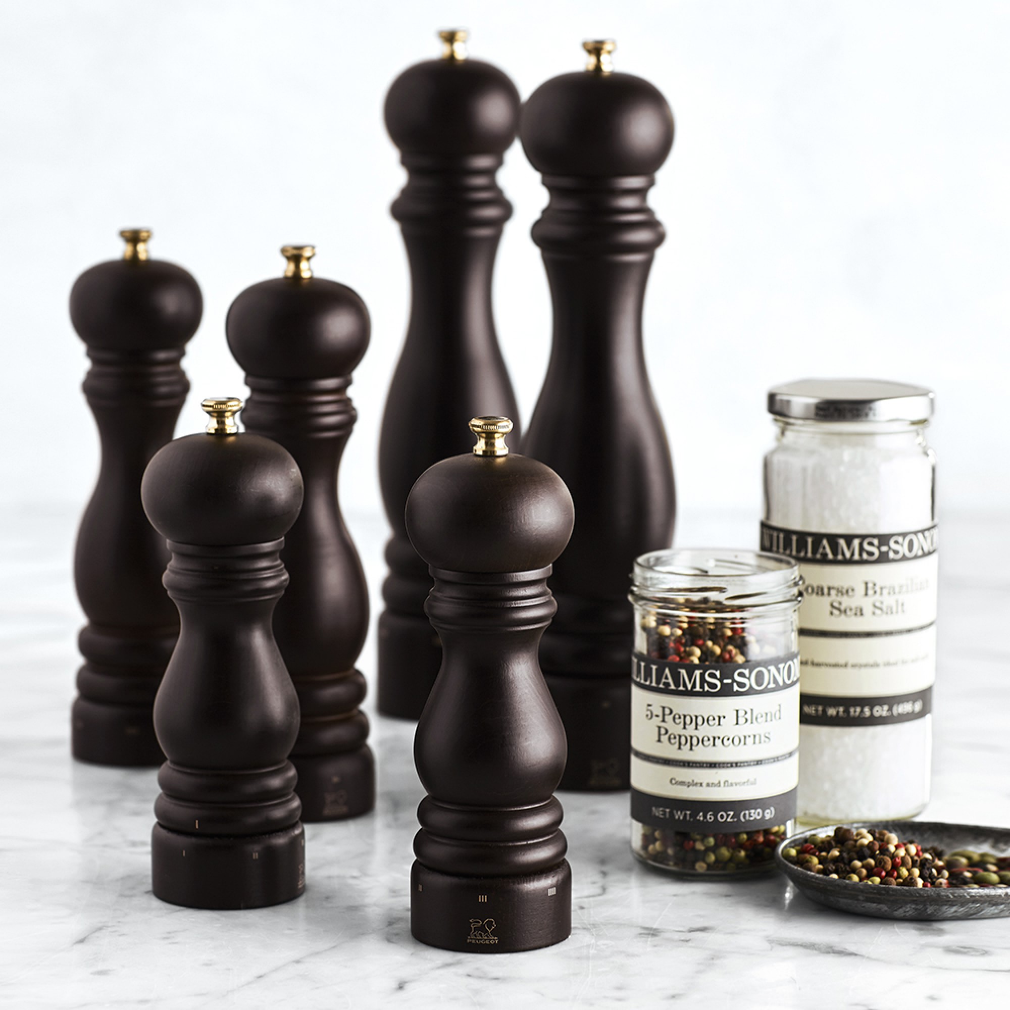 Peugeot Paris U Select Salt & Pepper Mills, Chocolate