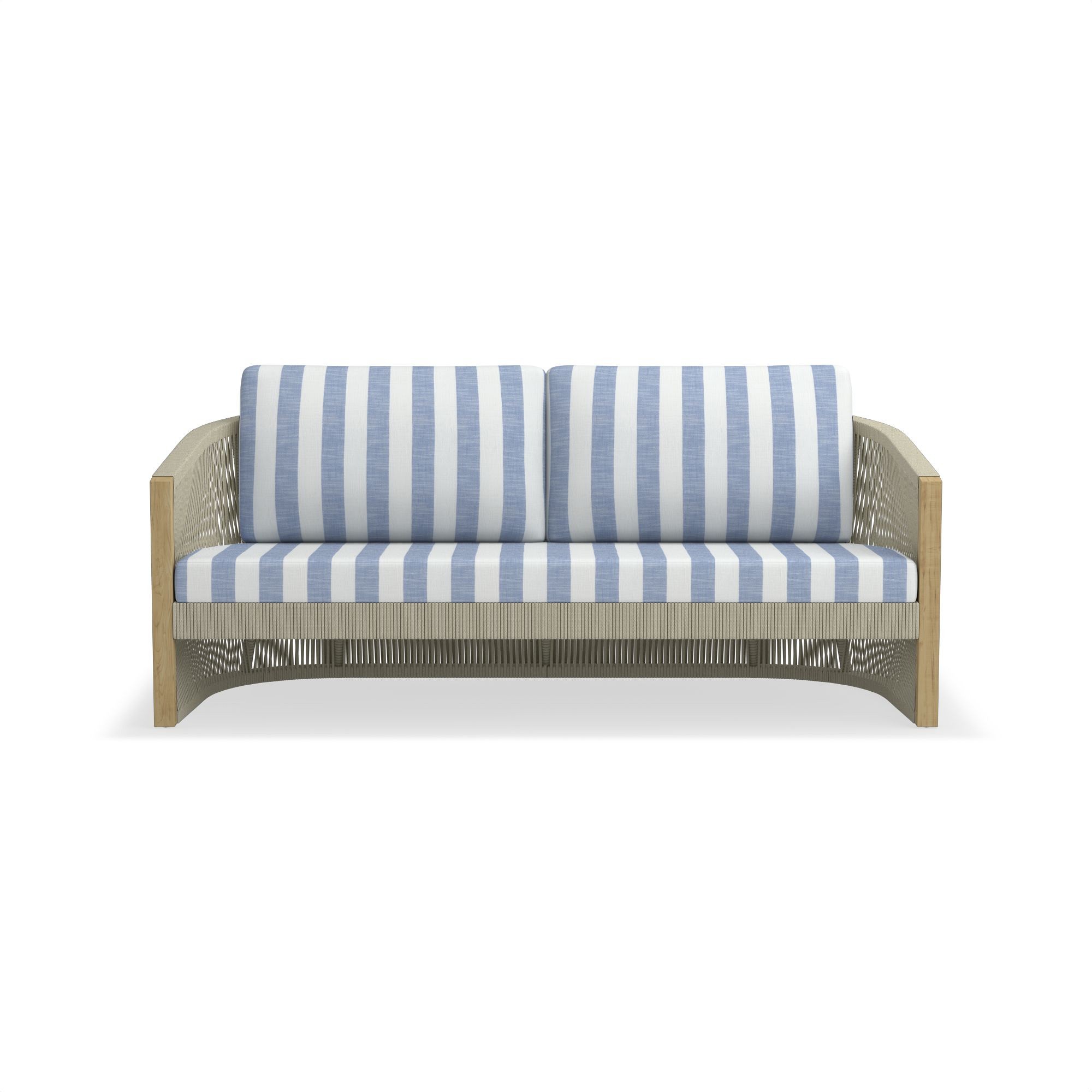 Pasadena Outdoor Teak and Rope Sofa Cushions