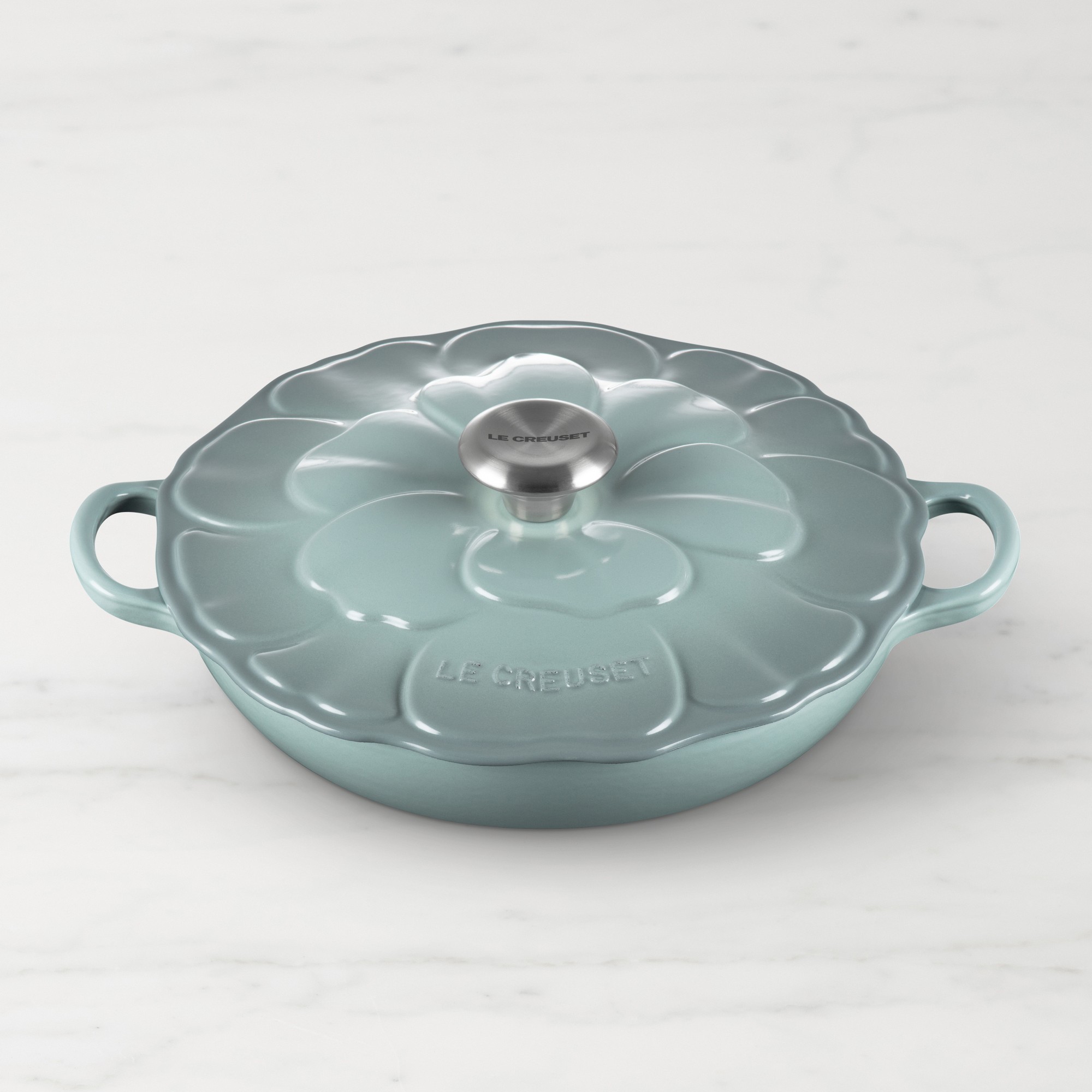 Le Creuset Enameled Cast Iron Petal Braiser, 2 1/4-Qt.