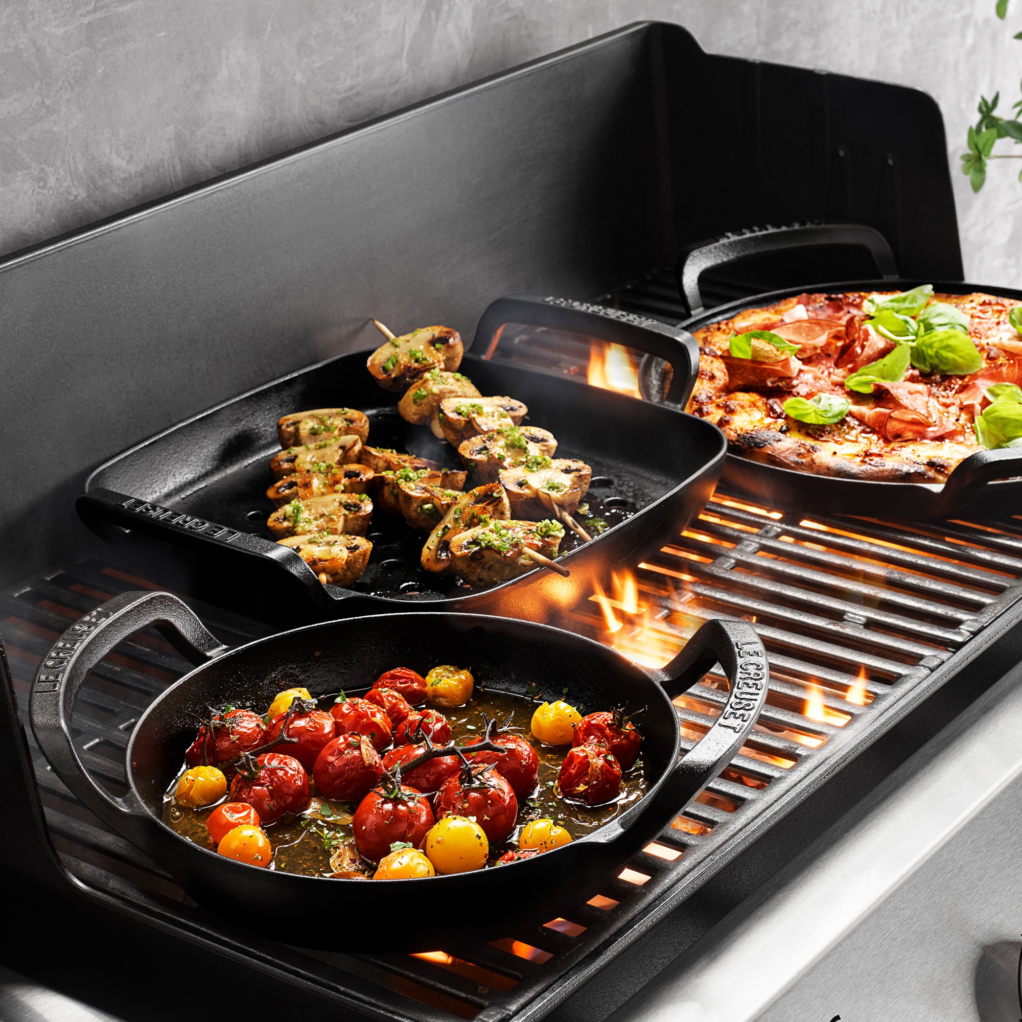 Le Creuset Alpine Outdoor Enameled Cast Iron 3-Piece Cookware Set