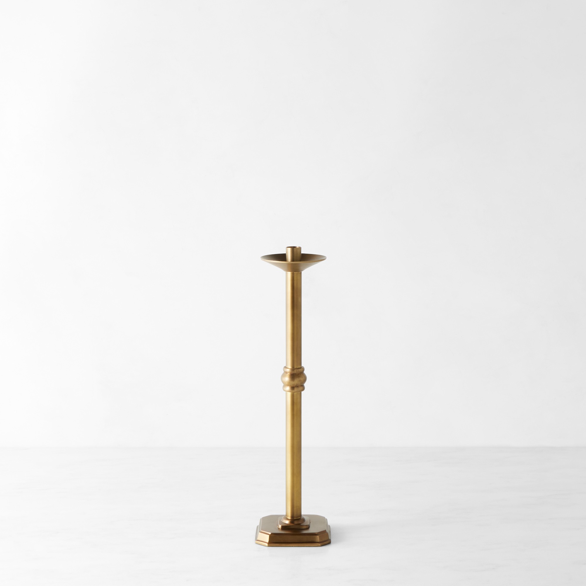 Oversized Brass Taper Holder