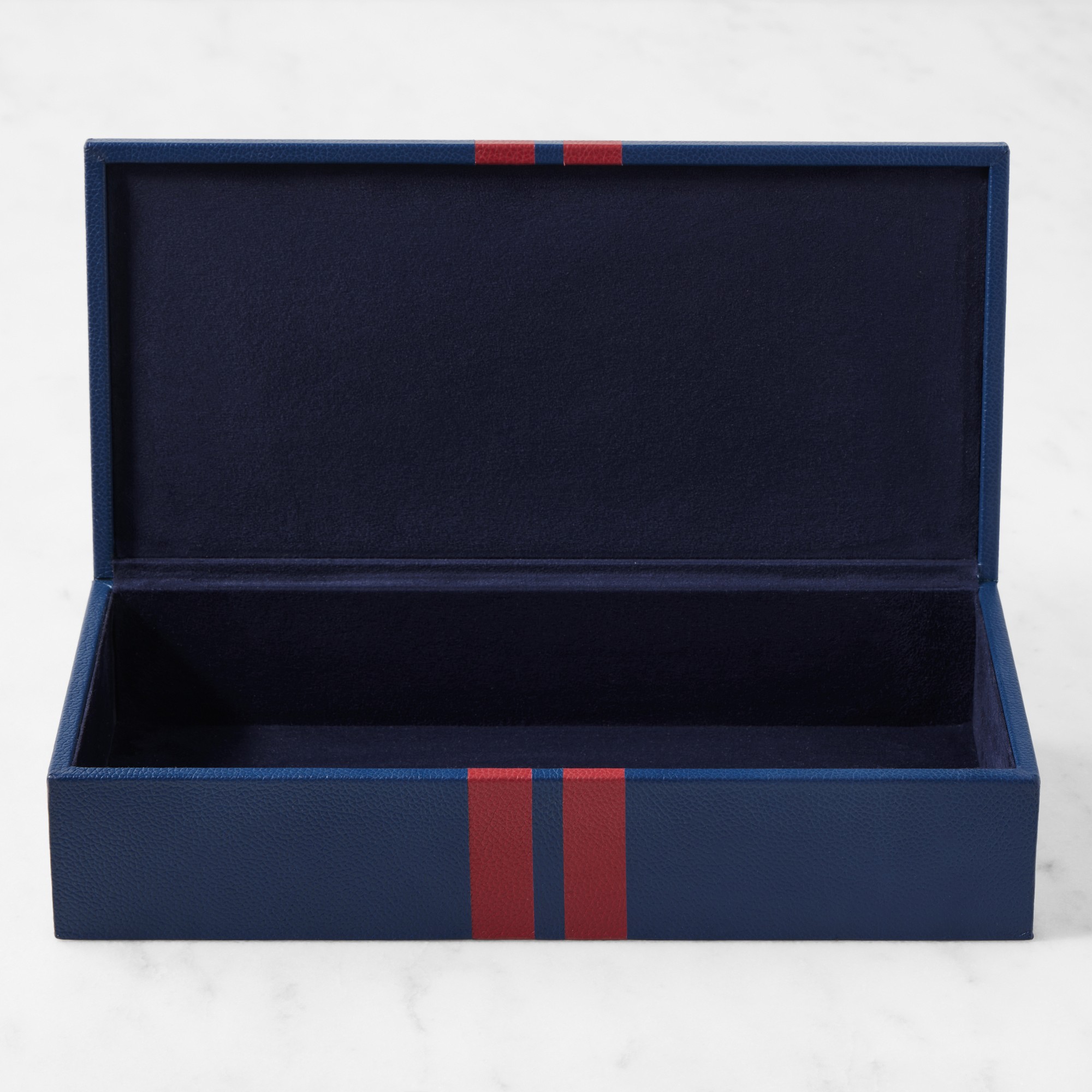 THE GEORGE x Williams Sonoma Home Leather Wrapped Boxes