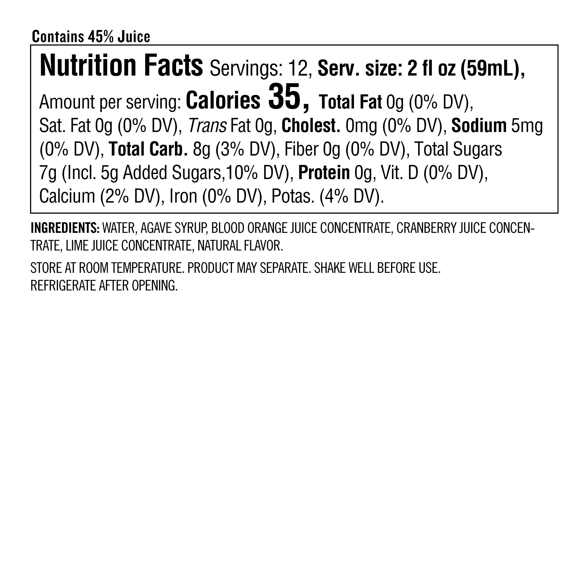 Williams Sonoma Festive Cocktail Mix, Mistletoe Margarita