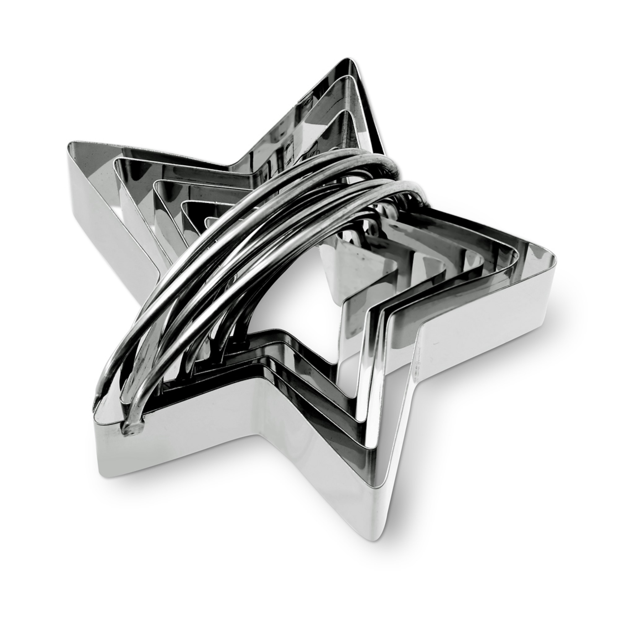 Star Biscuit Cookie Cutter, Set of 5