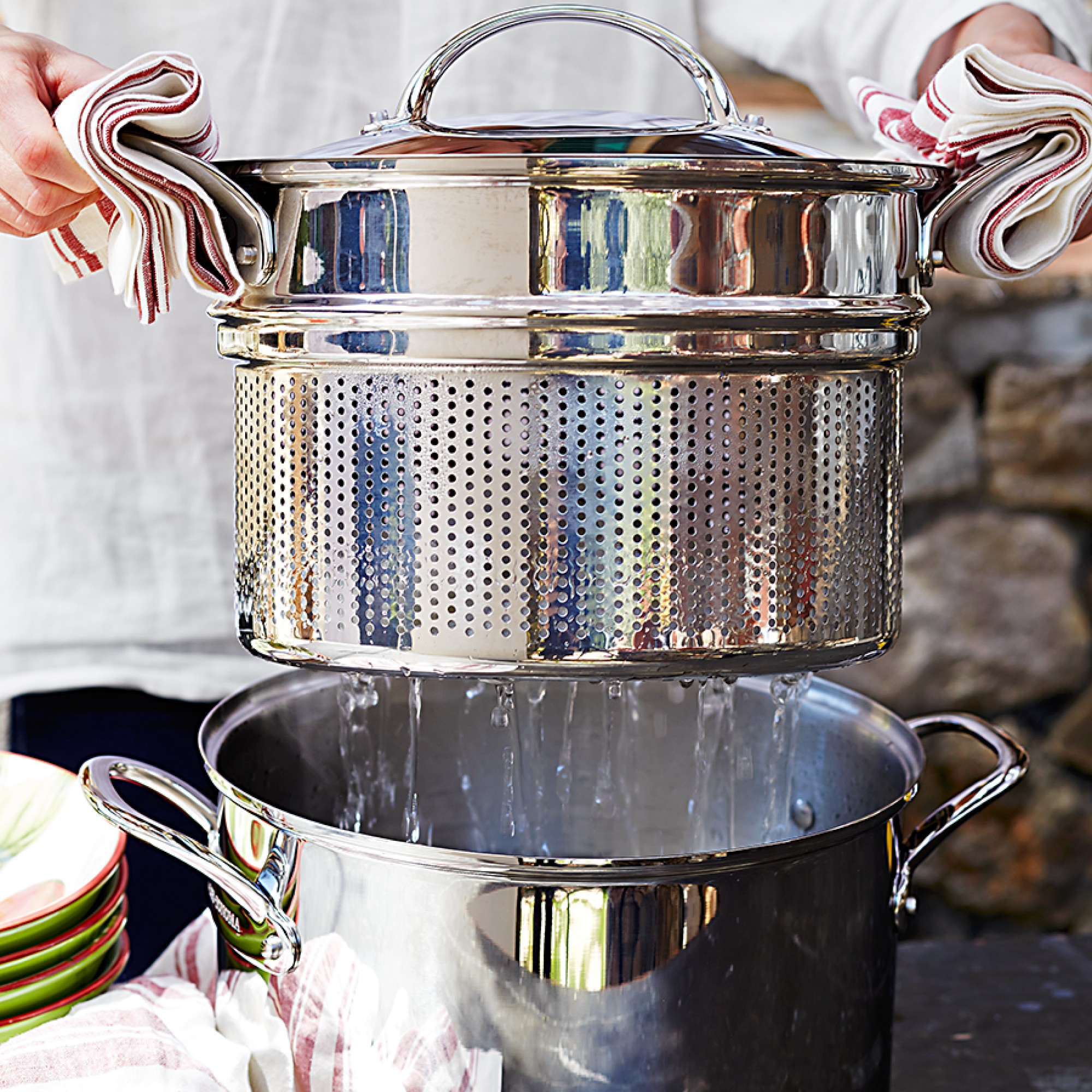 Williams Sonoma Signature Stainless-Steel Rapid Boil Multipot, 8-Qt.