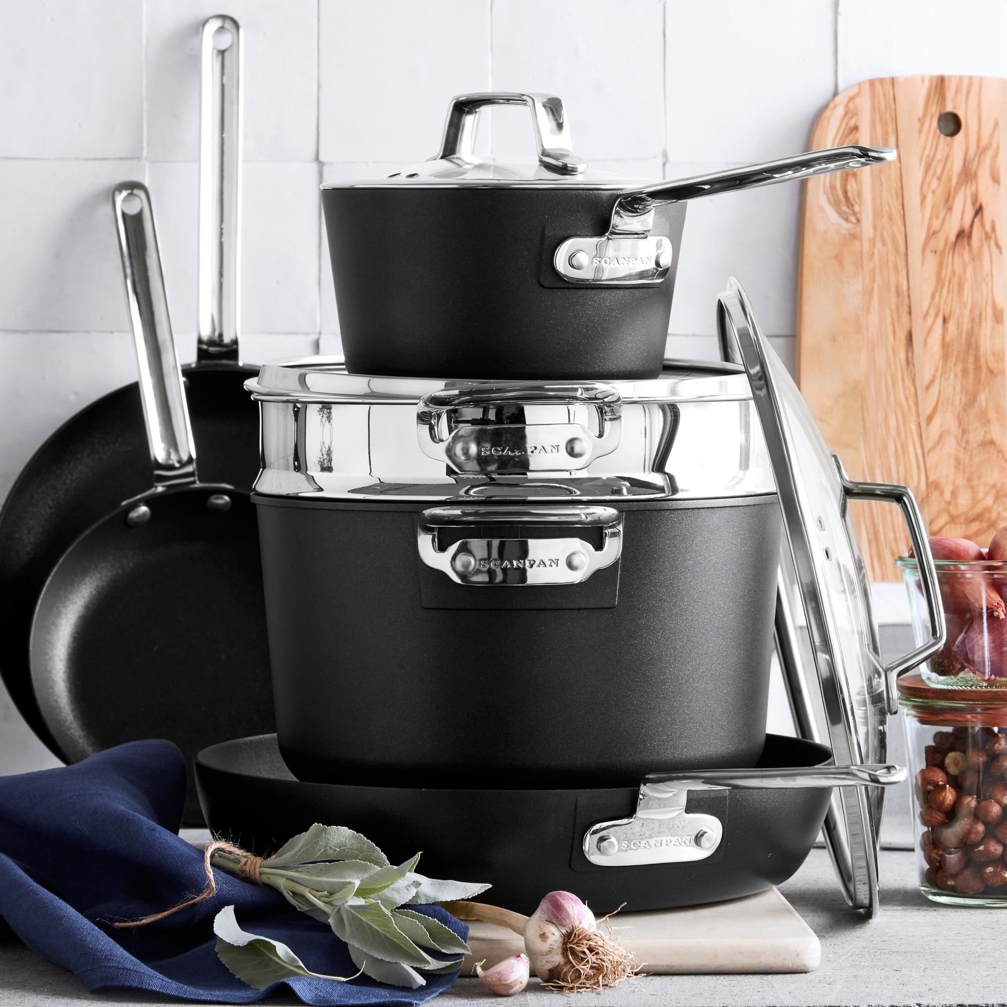 SCANPAN® TechnIQ Nonstick 12-Piece Cookware Set