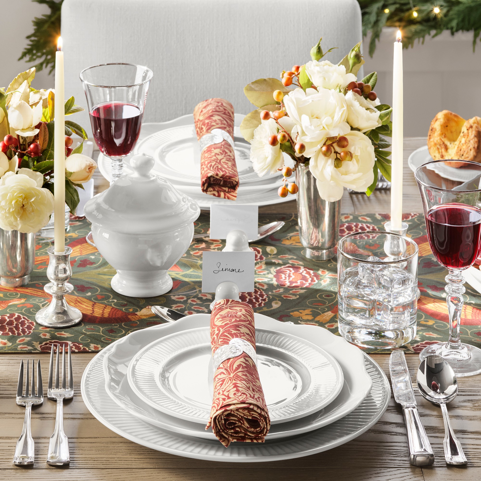 Heirloom Silver Tiny Taper Holders