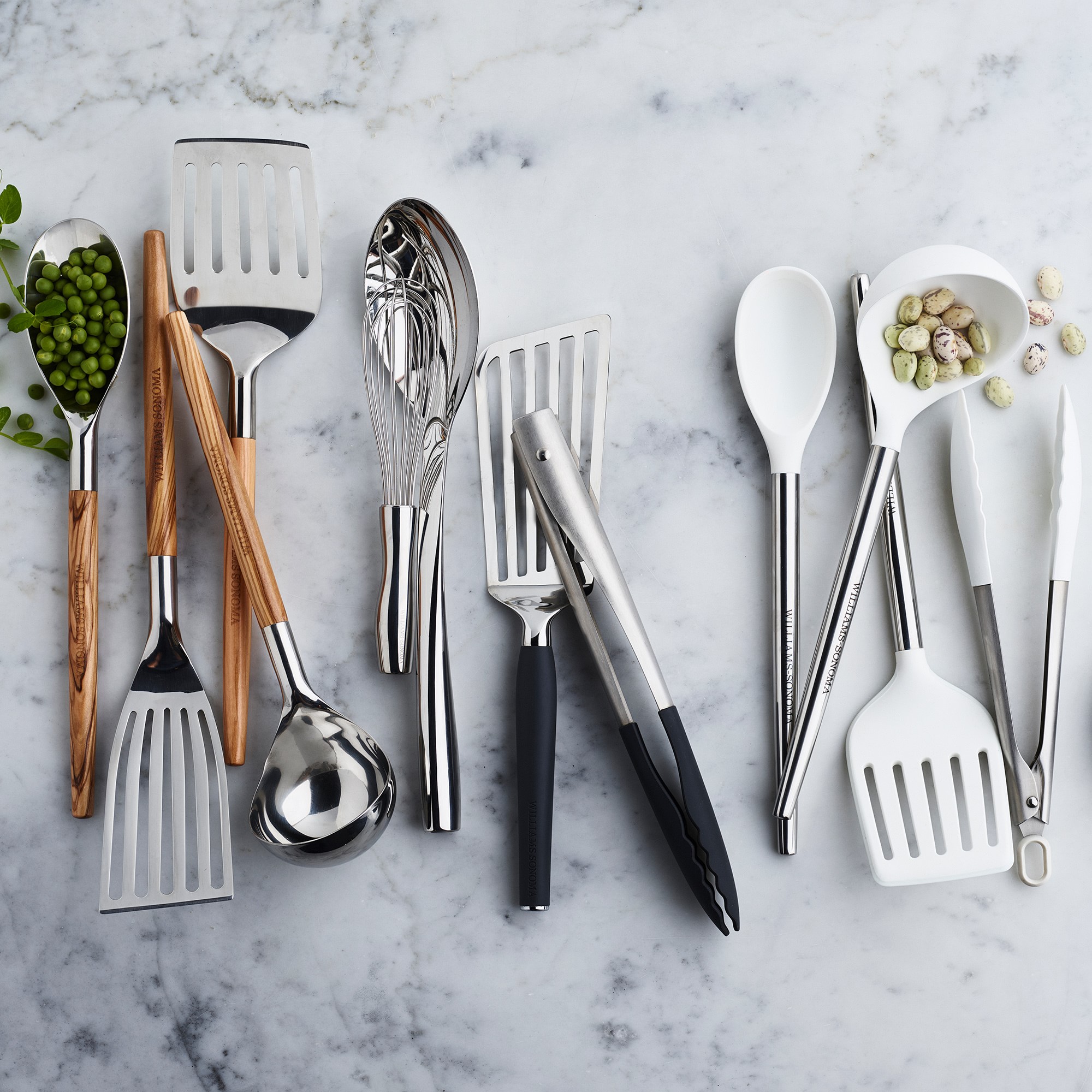 Williams Sonoma Stainless Steel Olivewood Slotted Turner