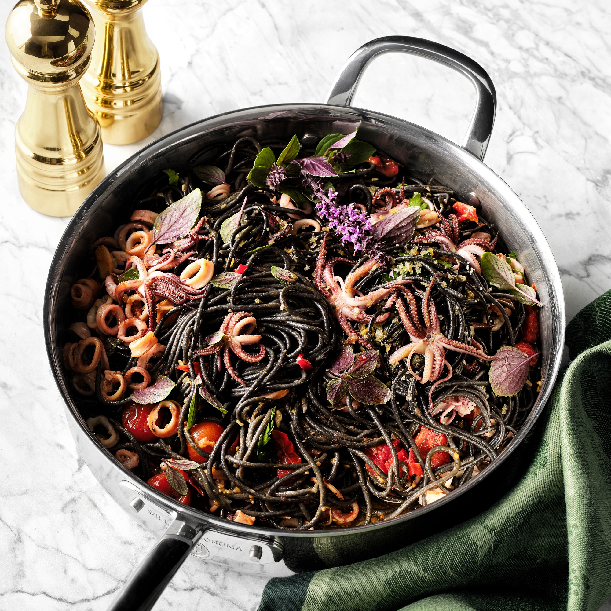 Williams Sonoma Signature Thermo-Clad™ Stainless-Steel Sauté Pan, 4 1/2-Qt