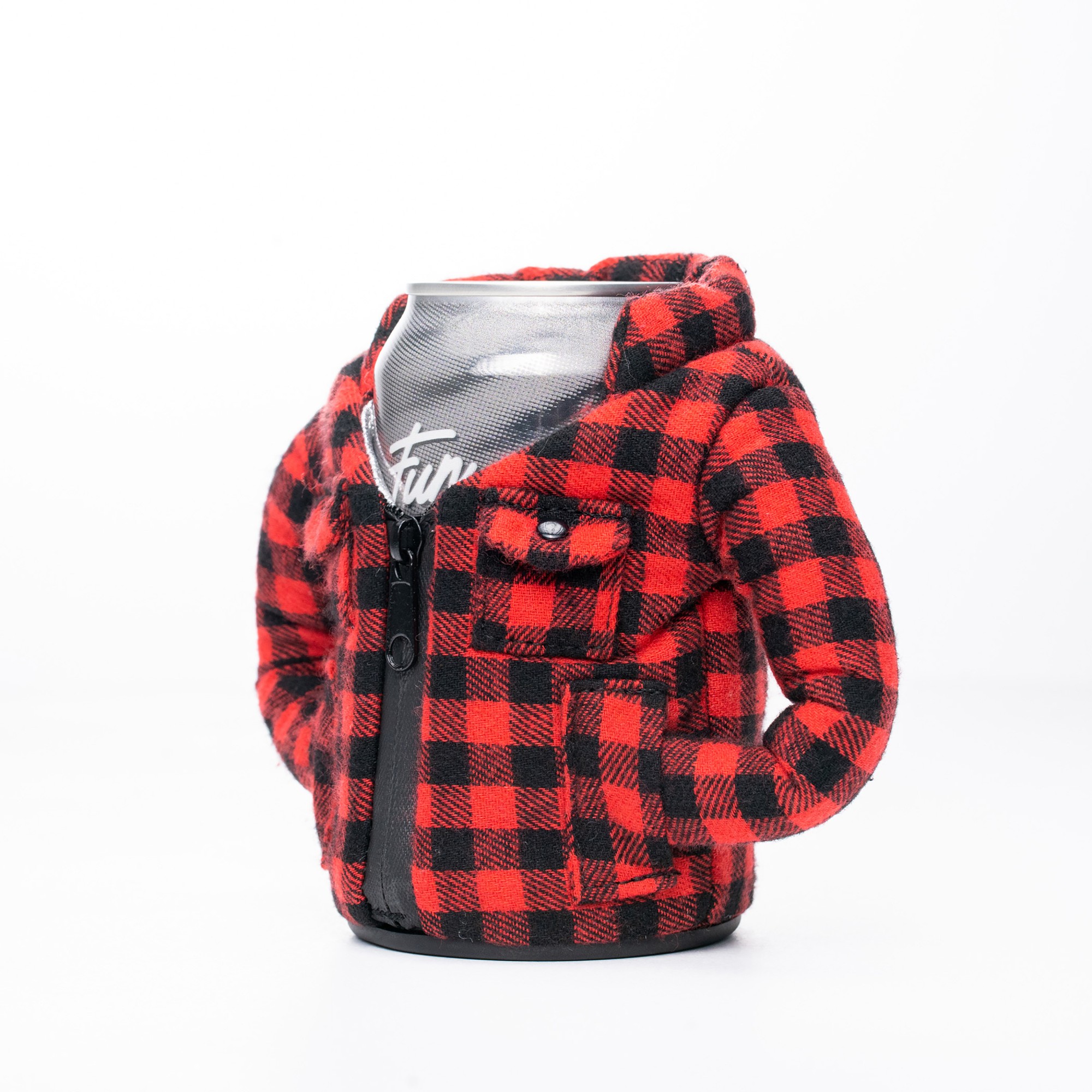 Puffin Drinkwear Flannel Can Cooler