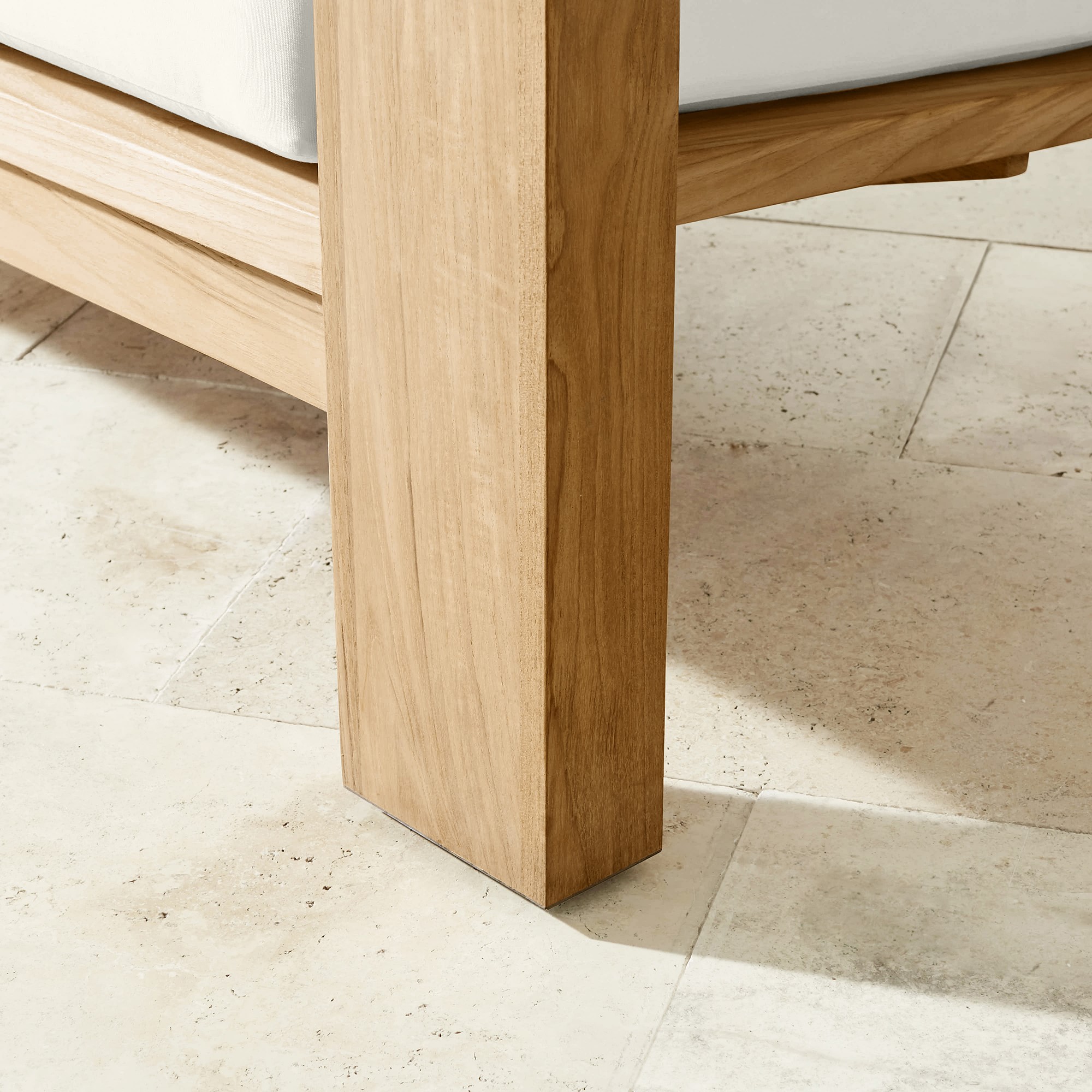 Larnaca Outdoor Teak Sofa (96