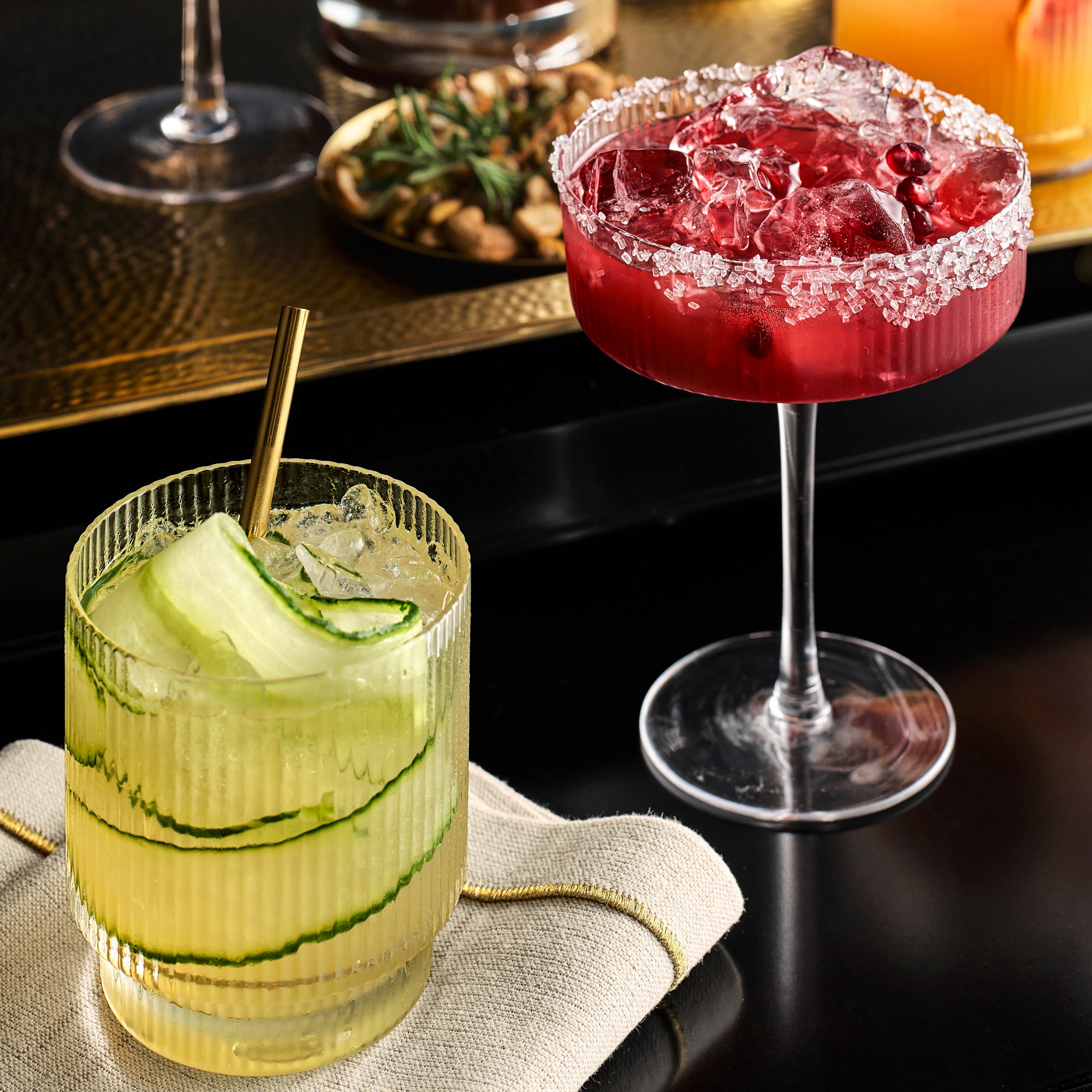 Modern Optic Double Old-Fashioned Glasses, Set of 4