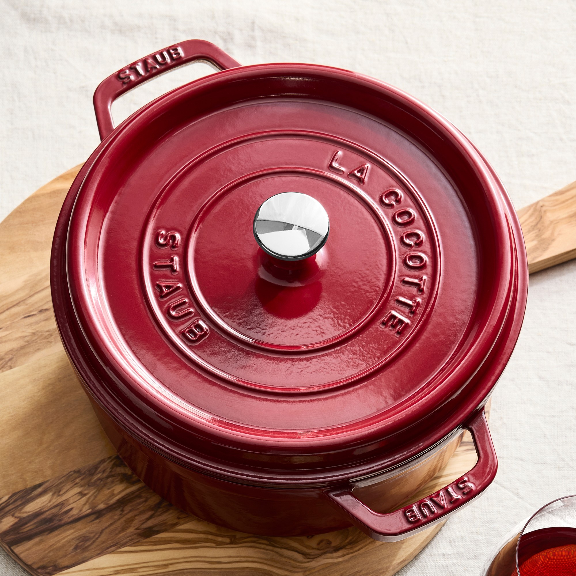 Staub Enameled Cast Iron Round Dutch Oven