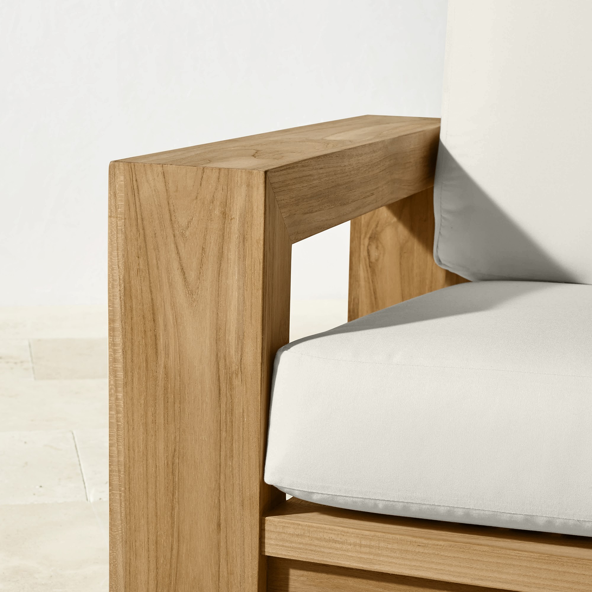 Larnaca Outdoor Teak Sofa (96