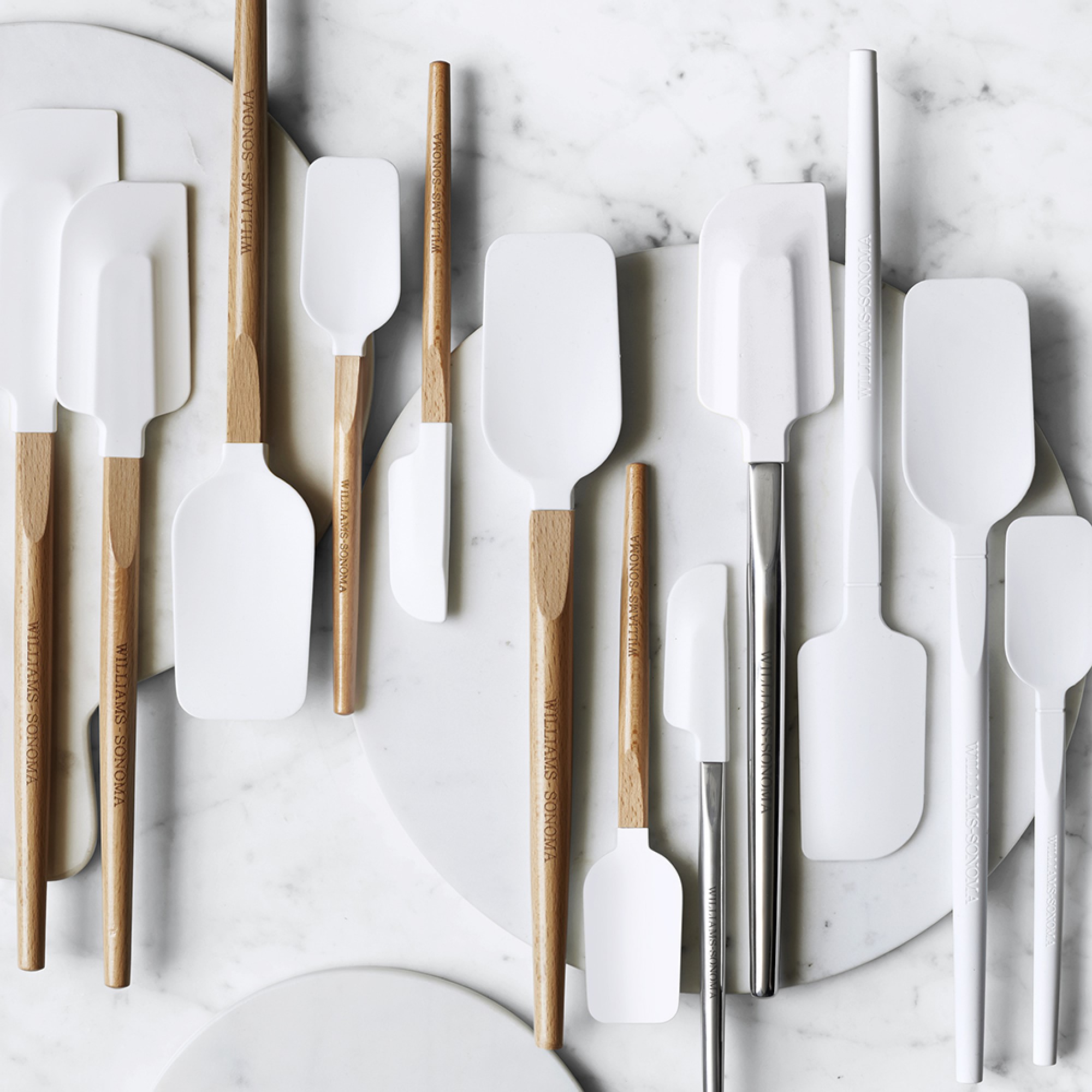 Williams Sonoma Silicone Wood Spoonula with Classic Wood Handle