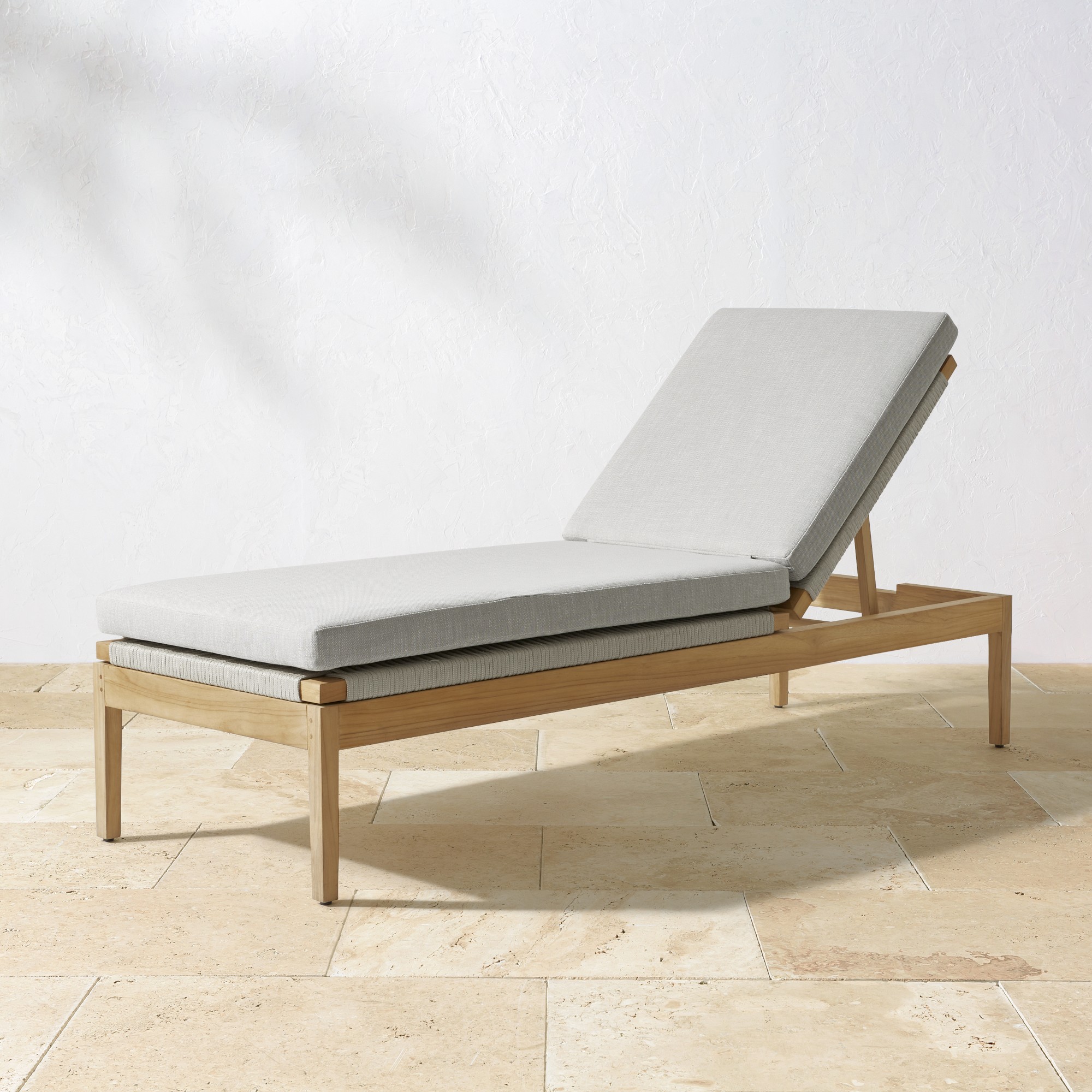 Pasadena Outdoor Teak Chaise