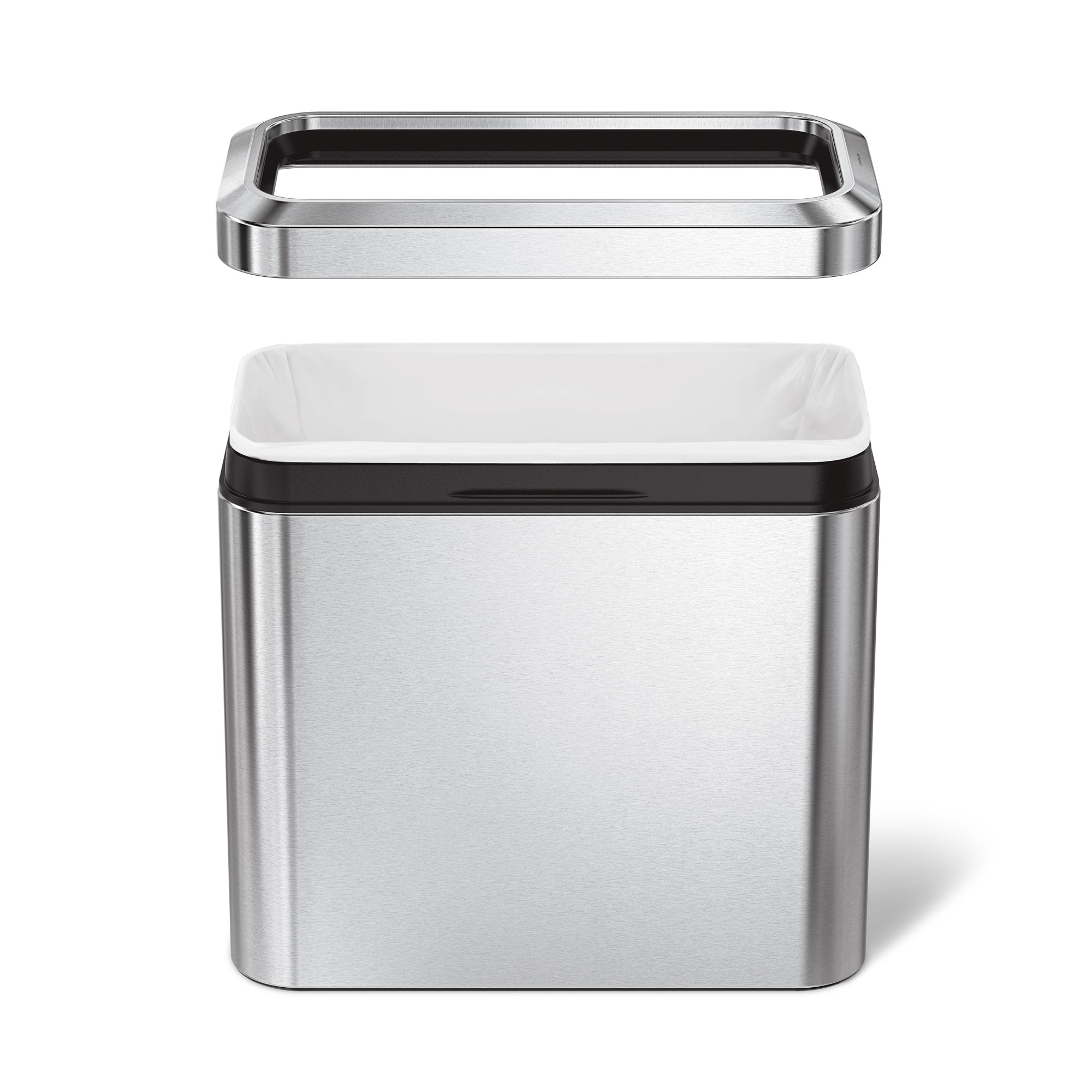 simplehuman™ 25L Slim Open Top Trash Can