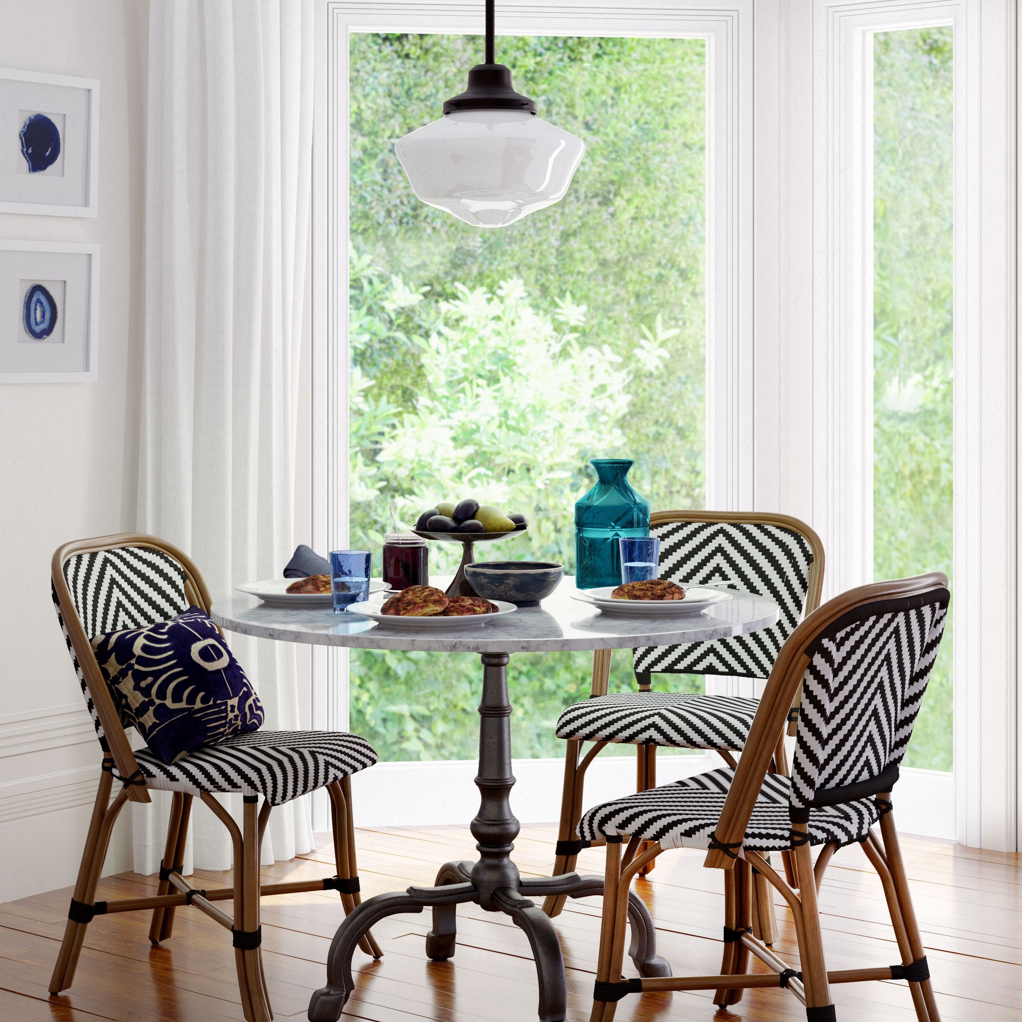 Parisian Bistro Woven Side Chair