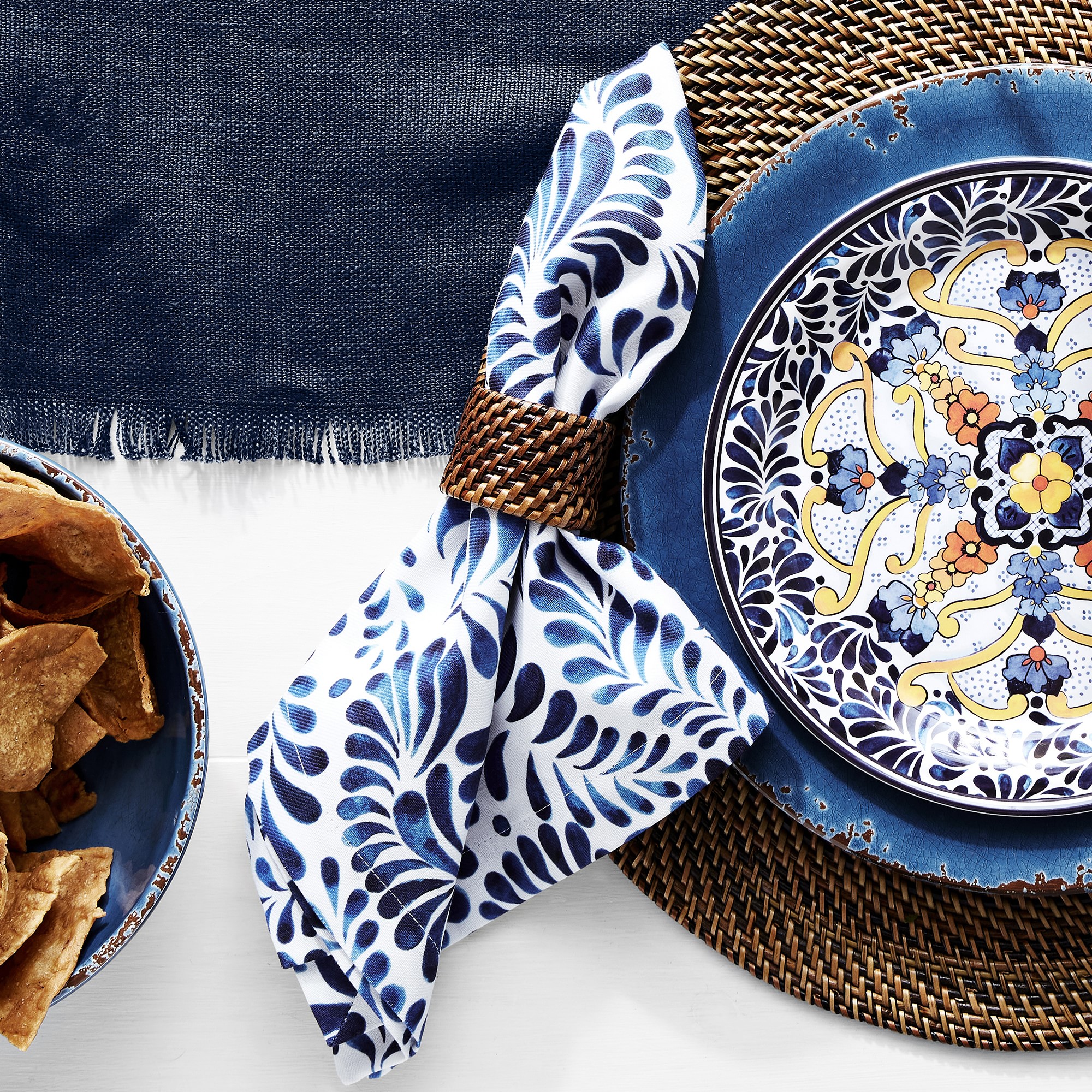 Nito Napkin Rings, Set of 4