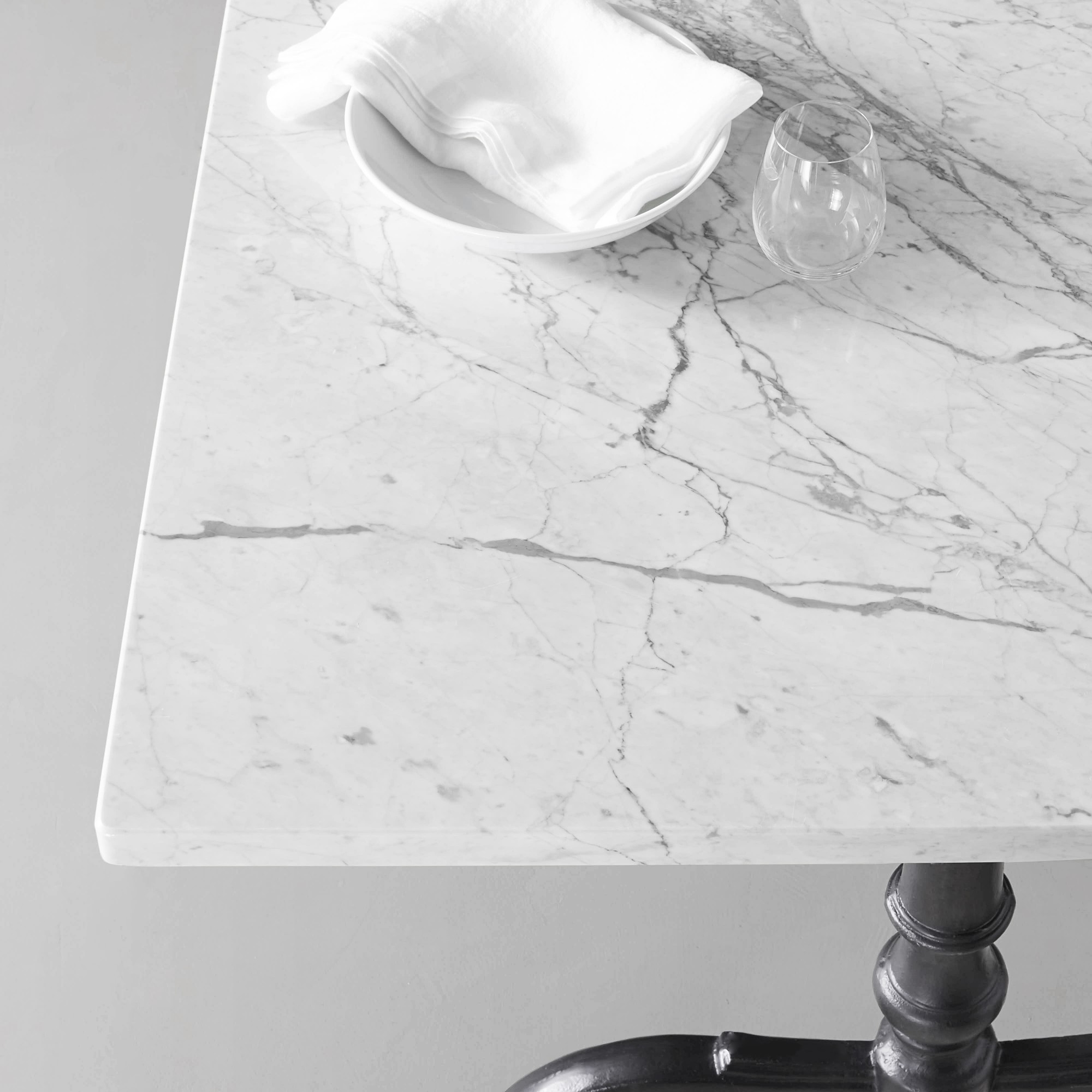 La Coupole Rectangular Iron Bistro Table (72