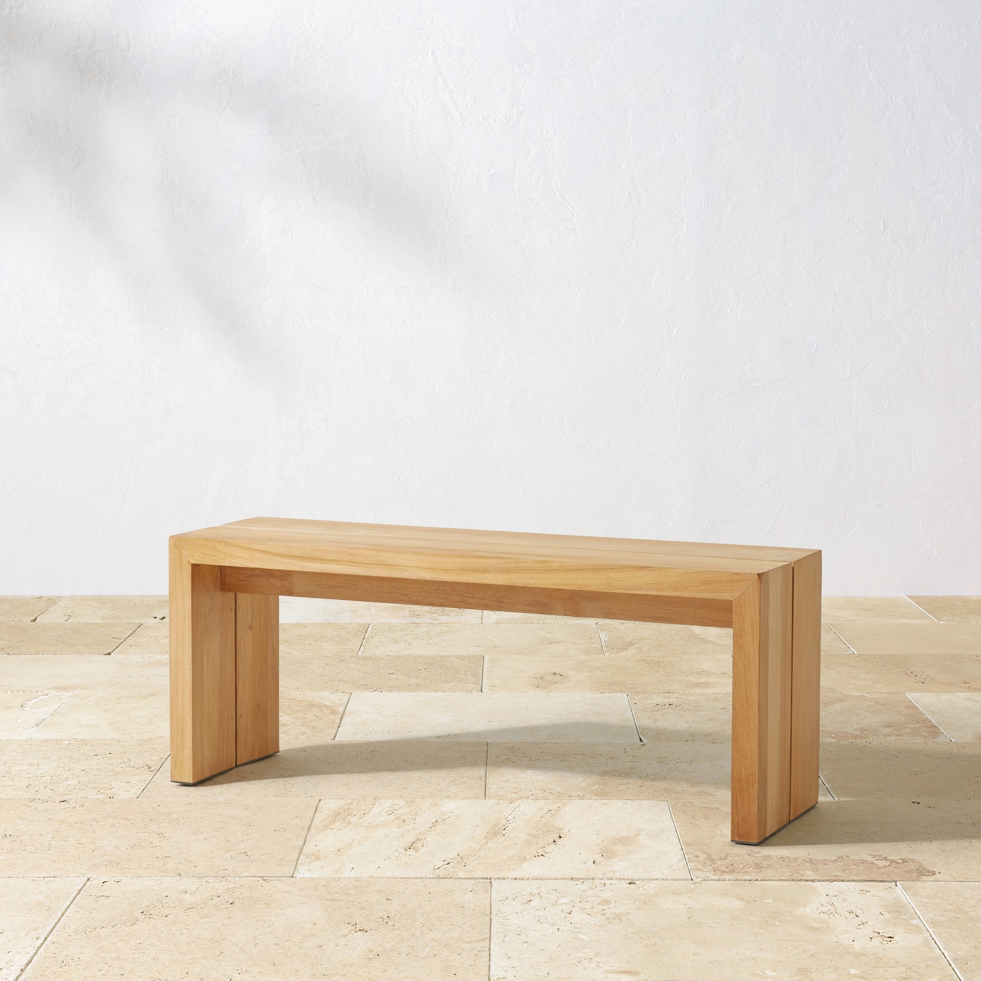 Larnaca Outdoor Teak Dining Bench (46