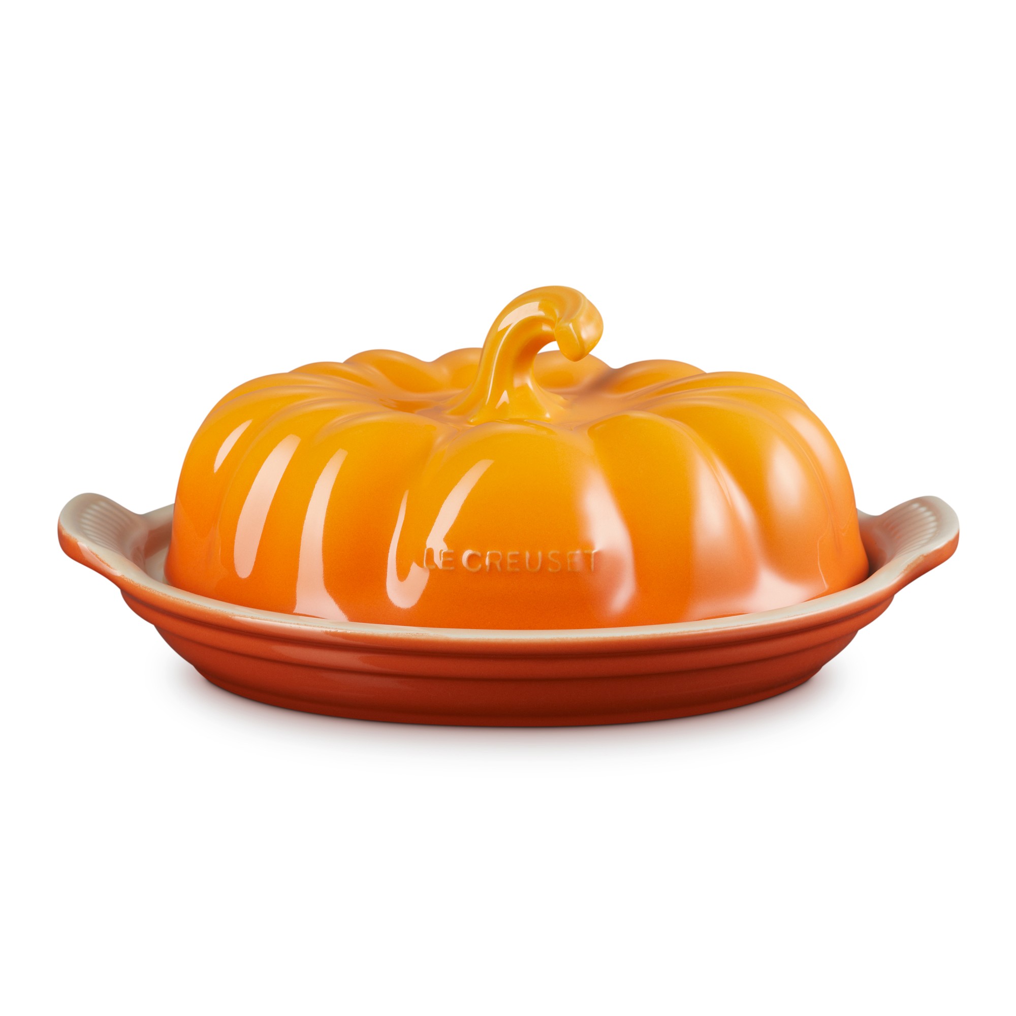Le Creuset Stoneware Pumpkin Butter Dish