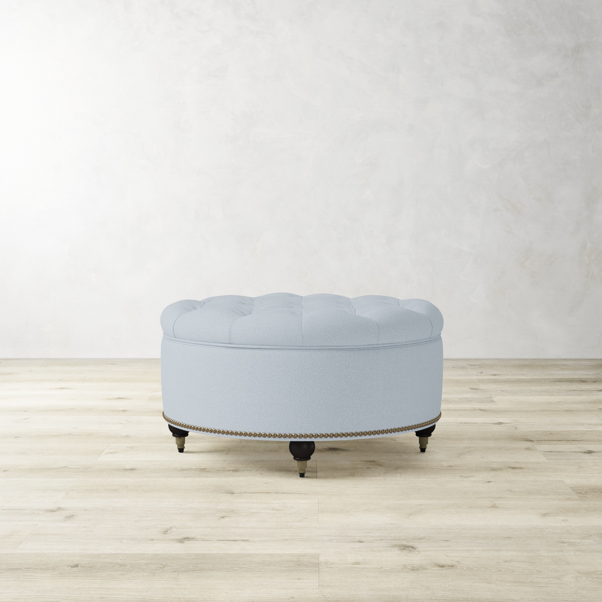Soho Tufted Round Storage Ottoman (36
