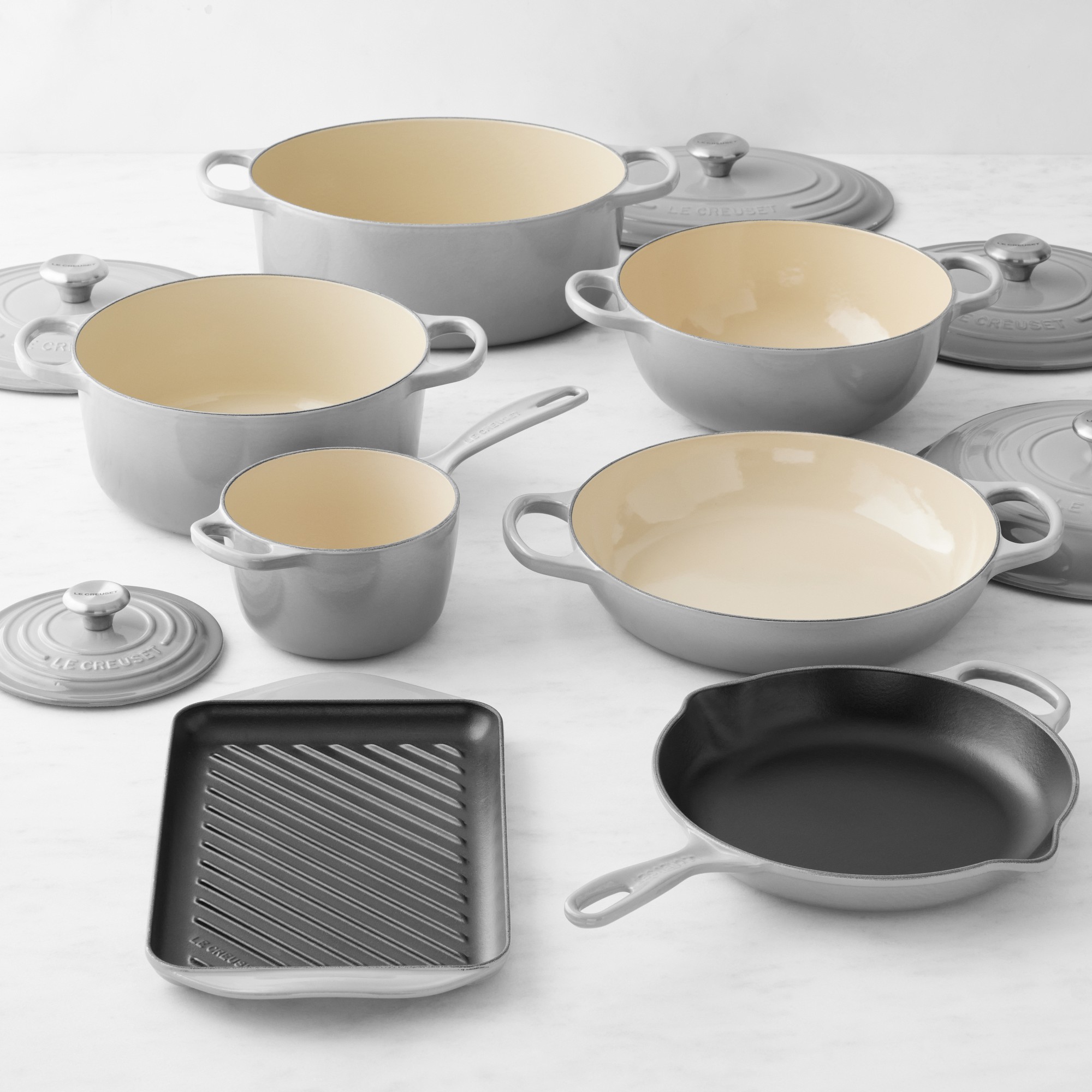 Le Creuset Signature Enameled Cast Iron 12-Piece Cookware Set