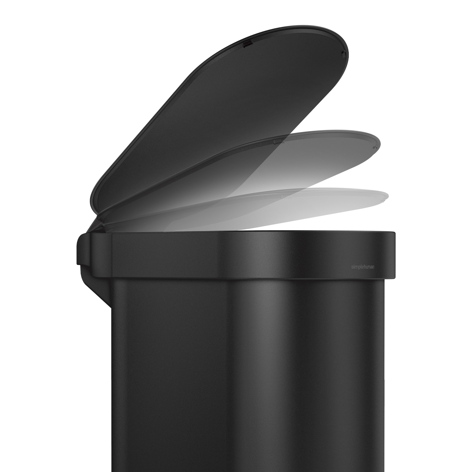 simplehuman™ 45-Liter Slim Hands-Free Kitchen Step Trash Can with Liner Rim