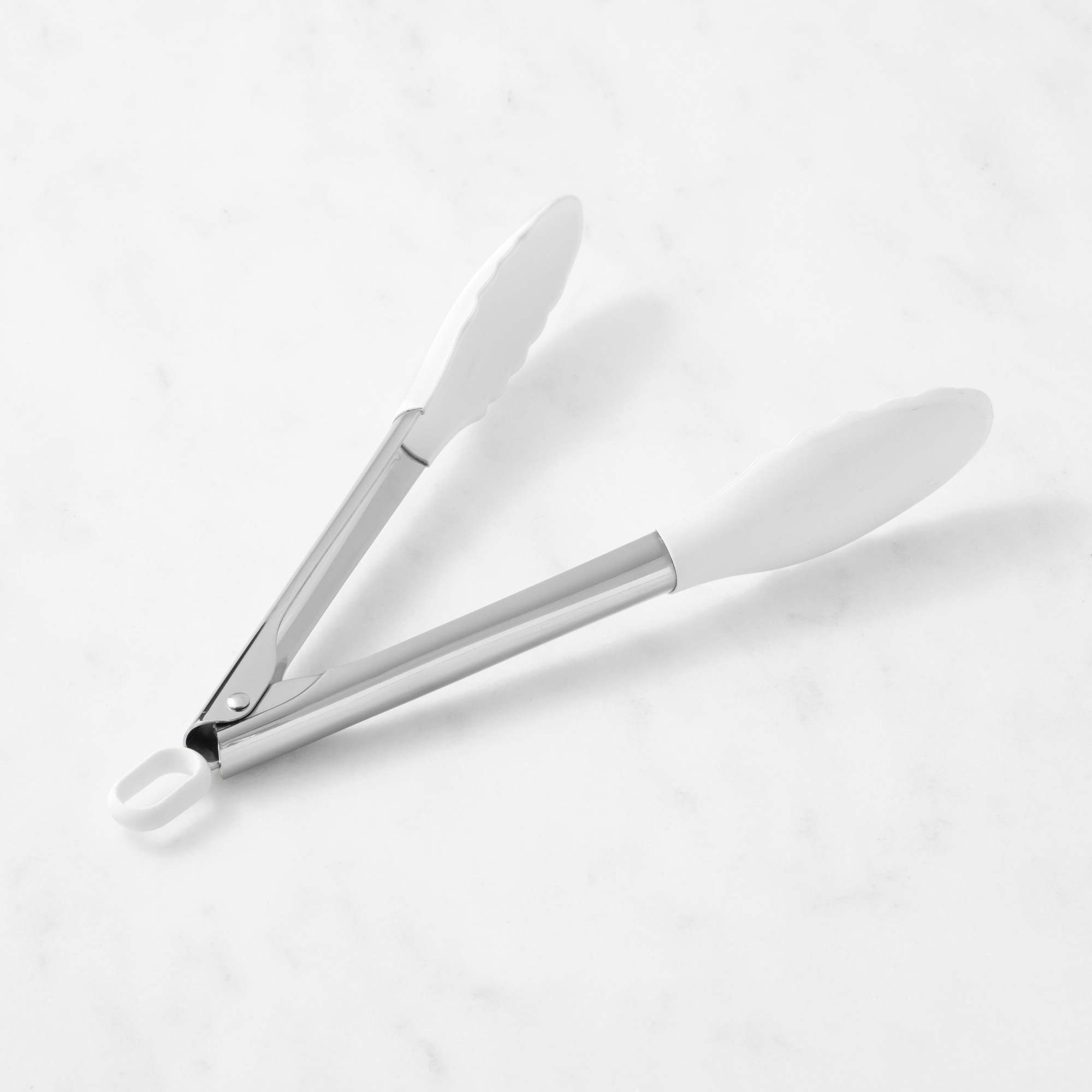 Williams Sonoma Stainless-Steel Silicone Locking Tongs