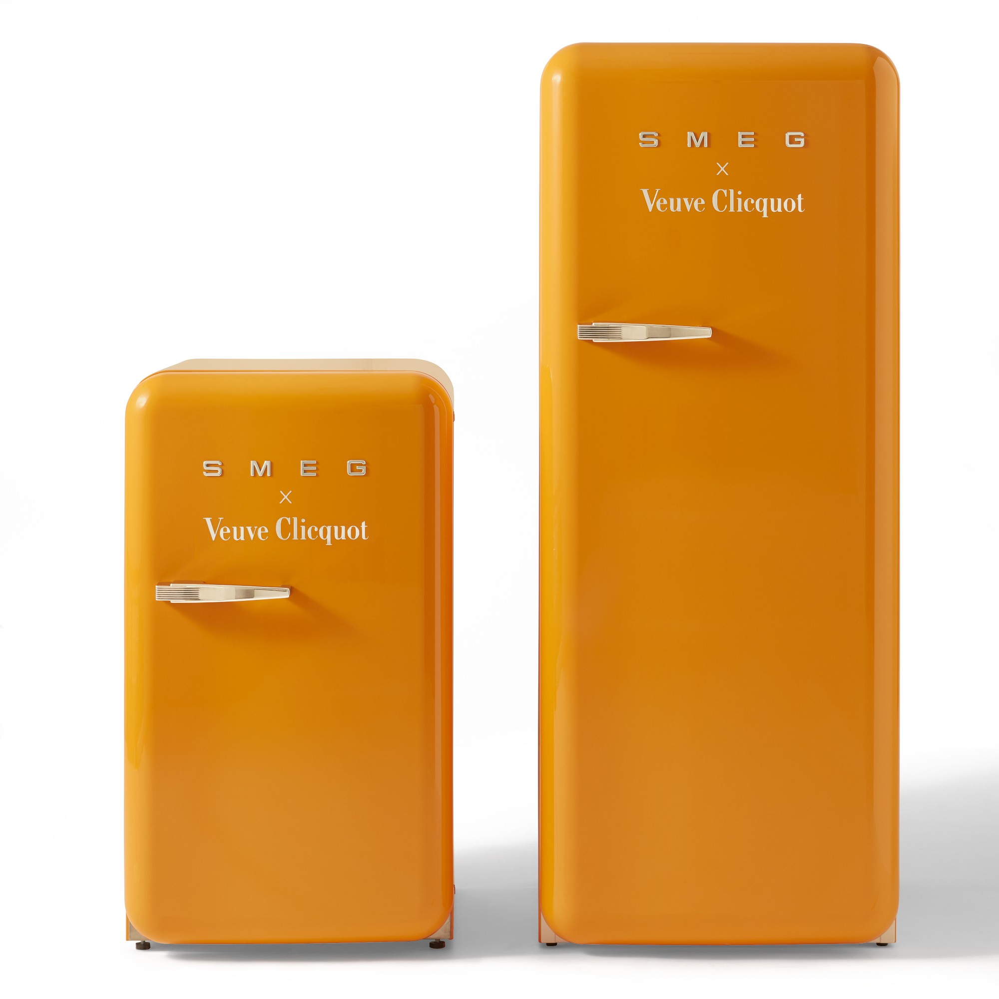 SMEG 50's Style Retro FAB 10 Veuve Clicquot Refrigerator, Special Edition