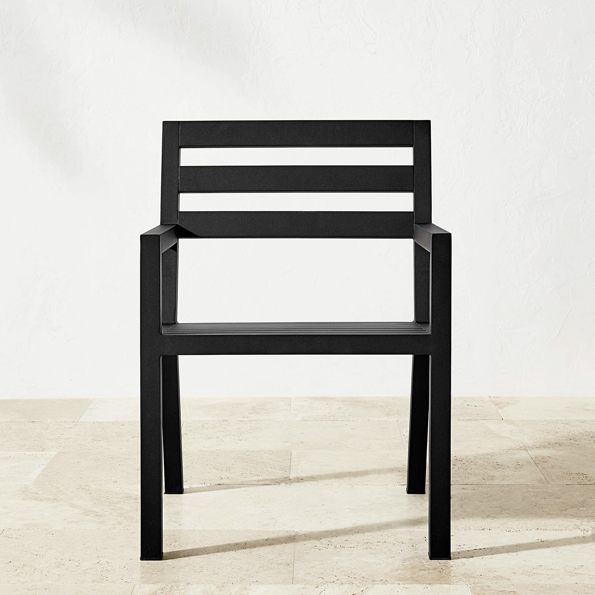 Ojai Outdoor Metal Dining Arm Chair