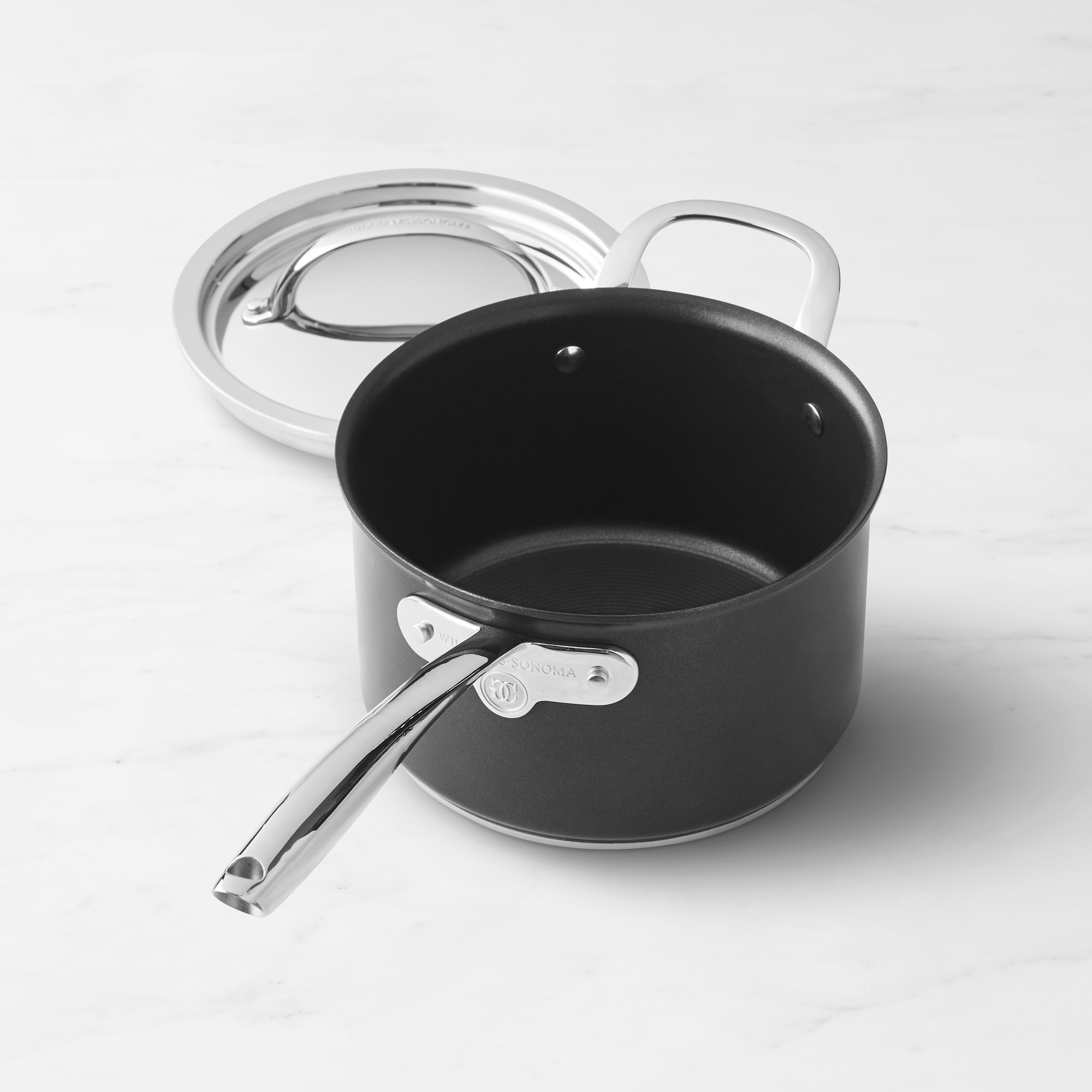 Williams Sonoma Signature Thermo-Clad™ Nonstick Covered Saucepan