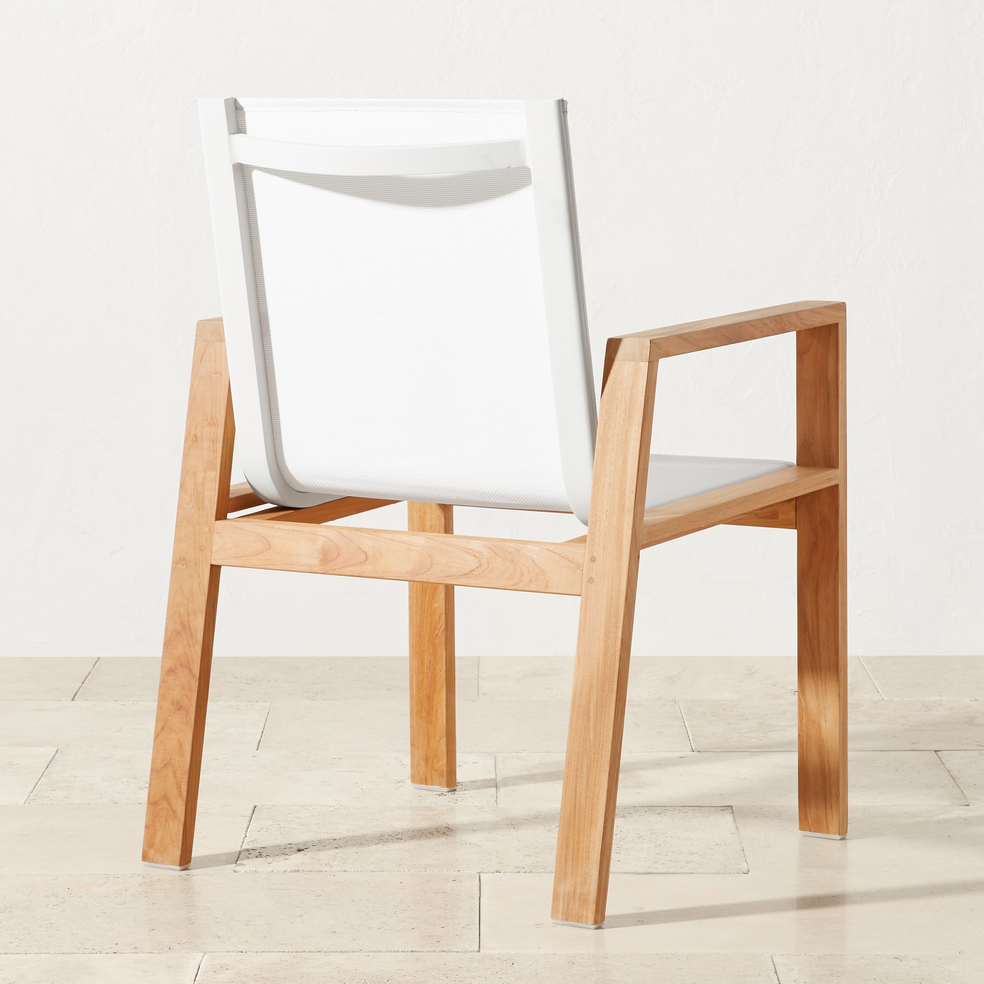 Santa Barbara Outdoor Natural Teak Dining Armchair