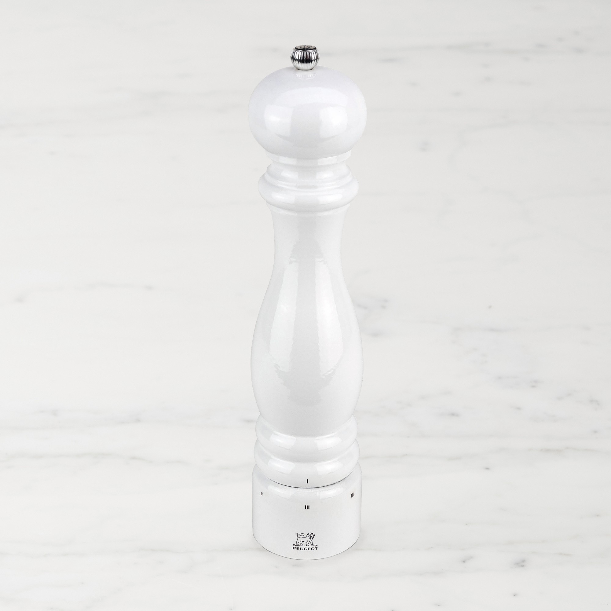 Peugeot Paris U Select Salt & Pepper Mills, White Lacquer