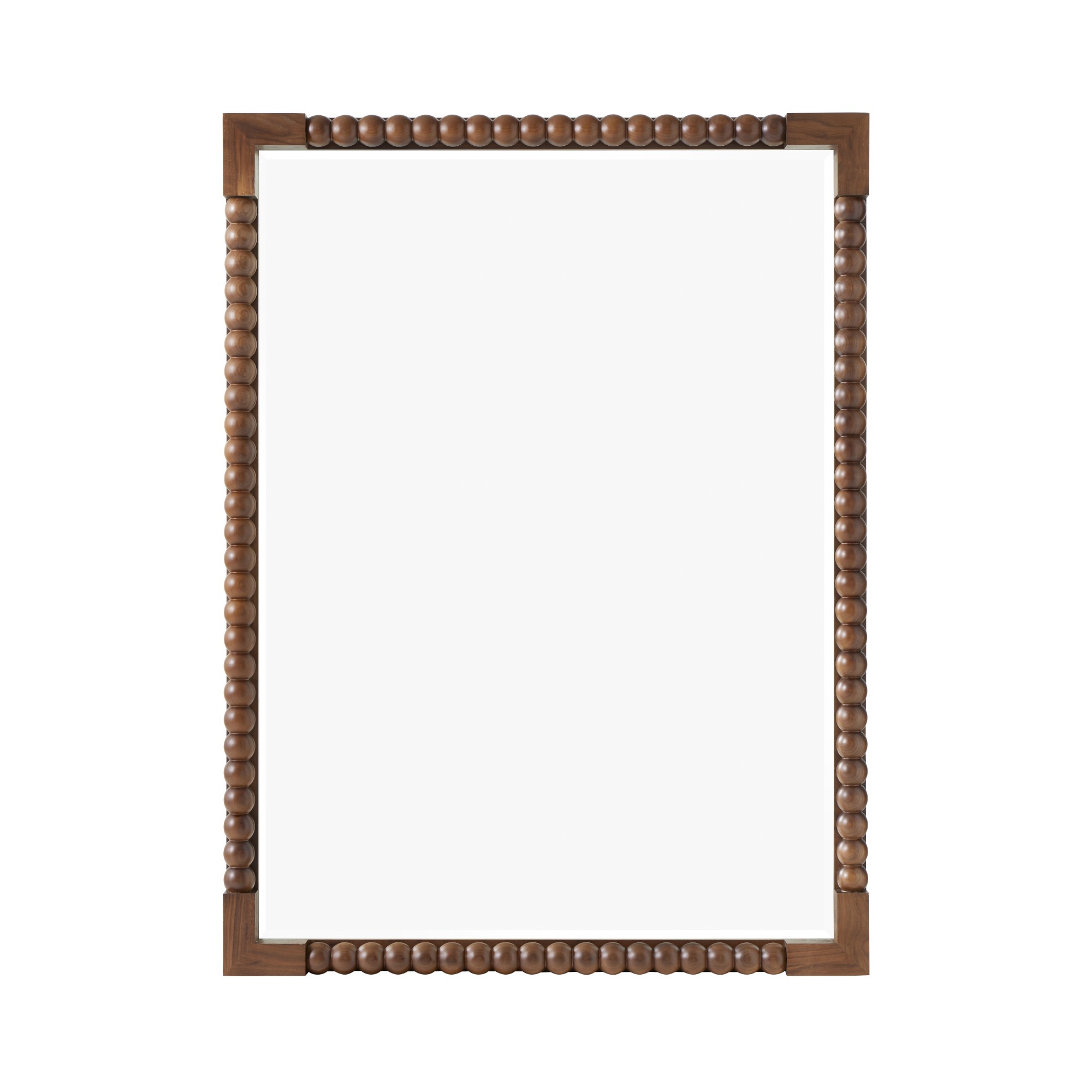 Sheila Bridges x Williams Sonoma Home Turned Walnut Mirror