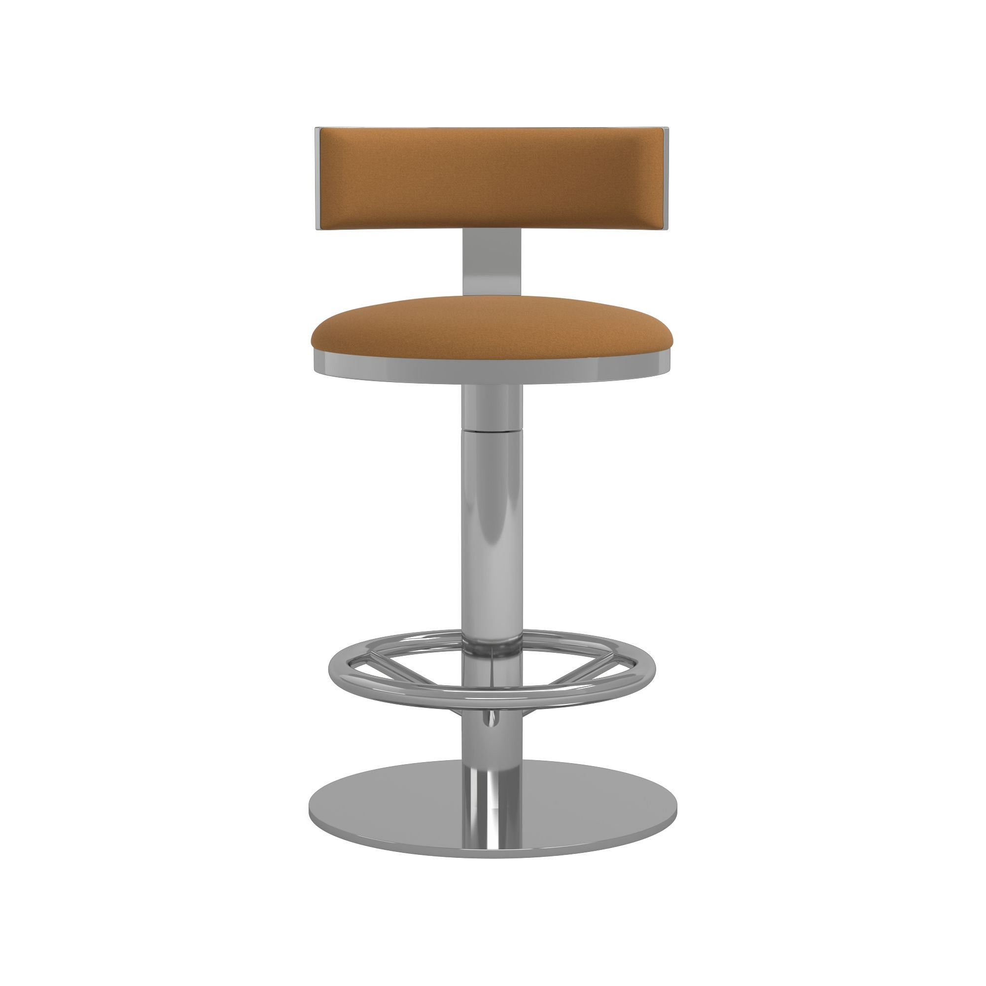 Larkin Upholstered Pedestal Counter & Bar Stool