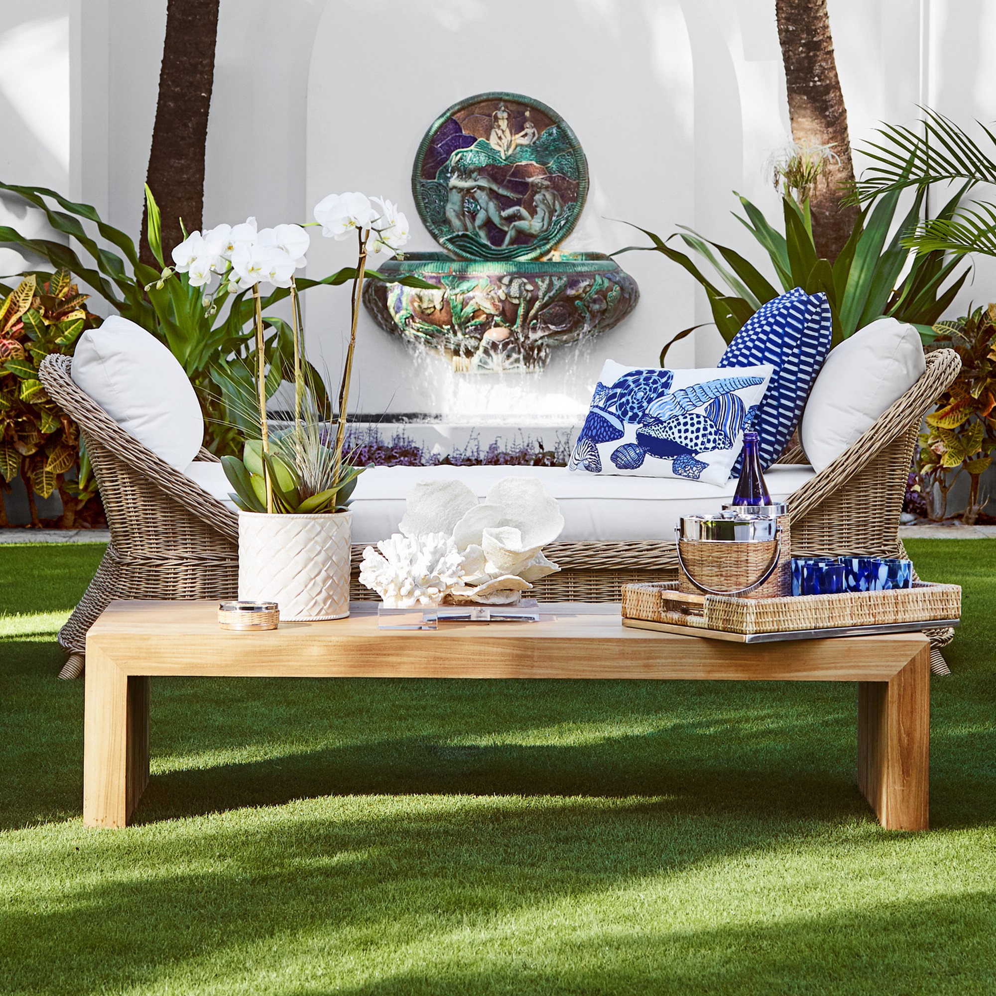 Larnaca Outdoor Teak Coffee Table (48