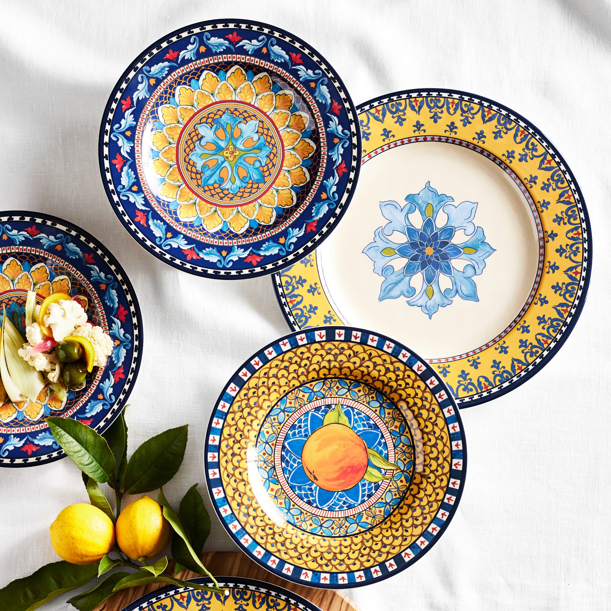 Sicily Outdoor Melamine Serving Bowl