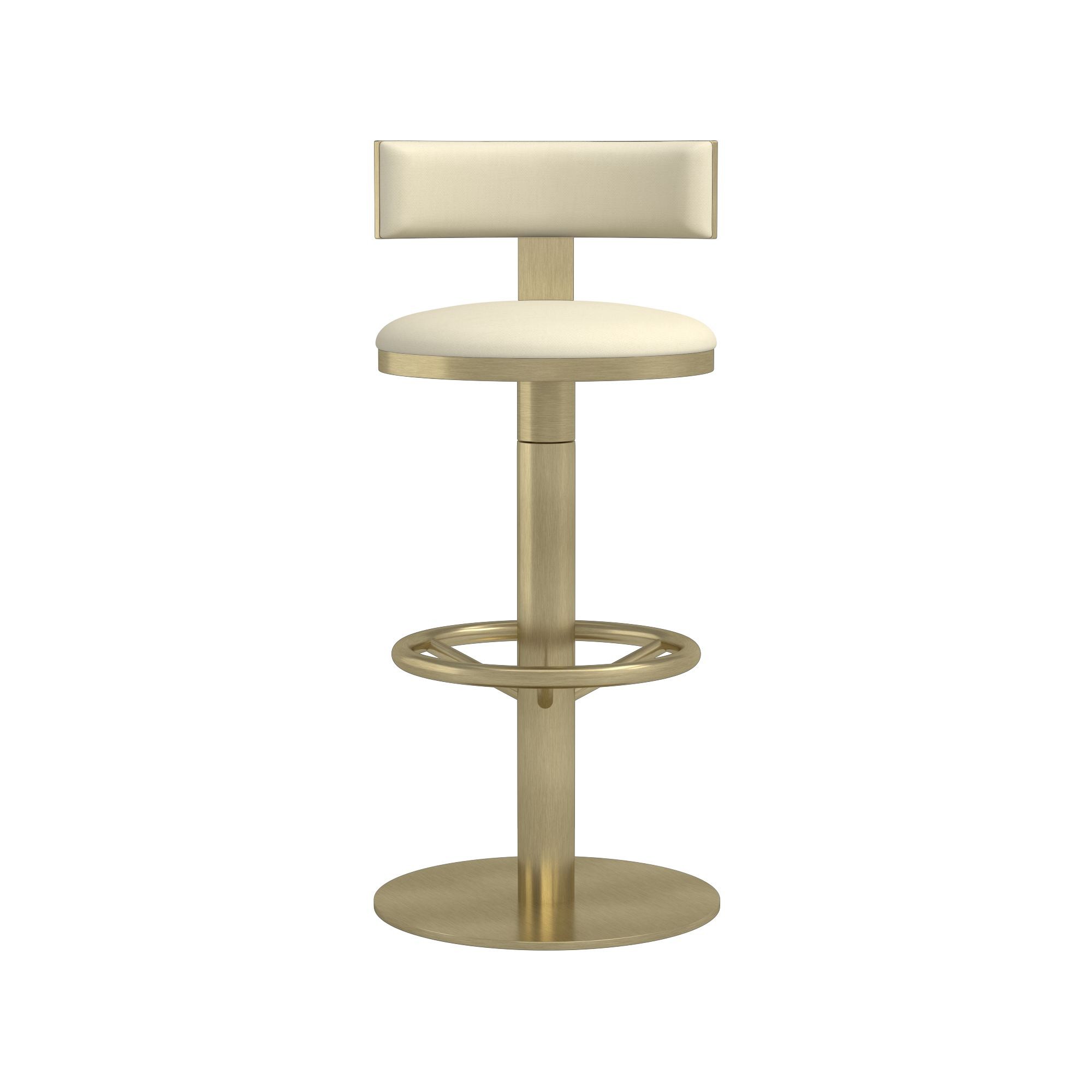 Larkin Upholstered Pedestal Counter & Bar Stool