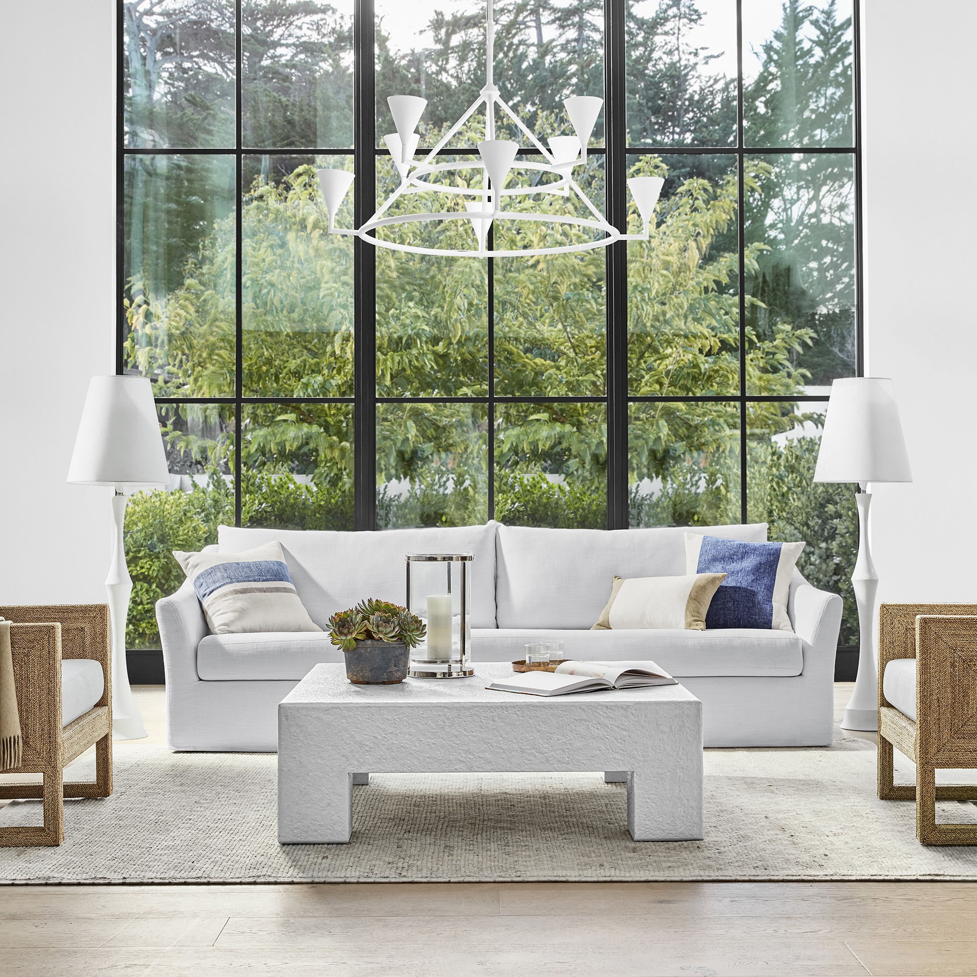 Reagan Gesso Floor Lamp