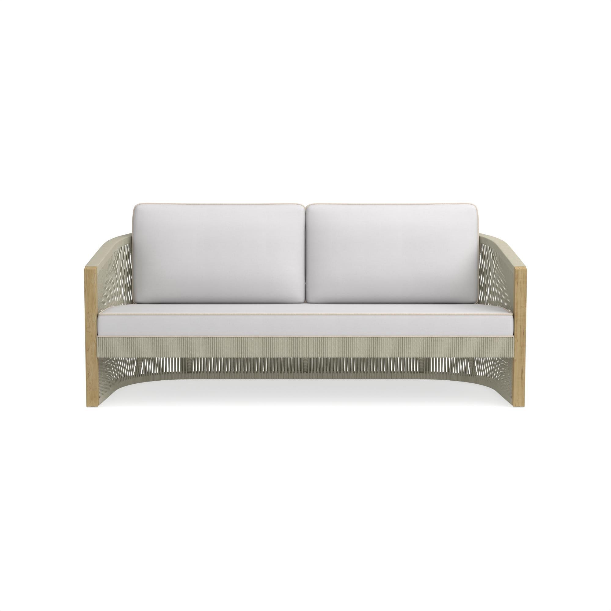 Pasadena Outdoor Teak and Rope Sofa Cushions